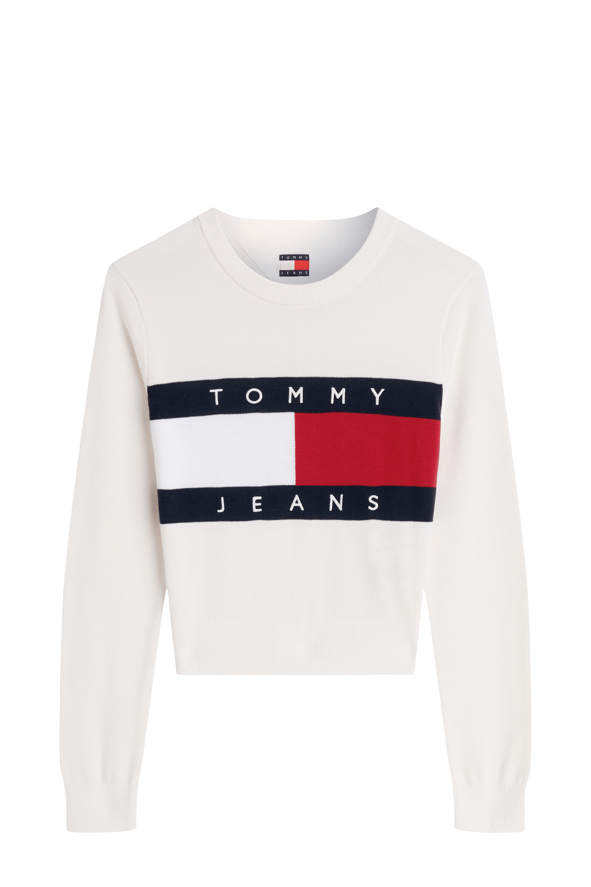Pull FLAG CREW NECK Ancient white