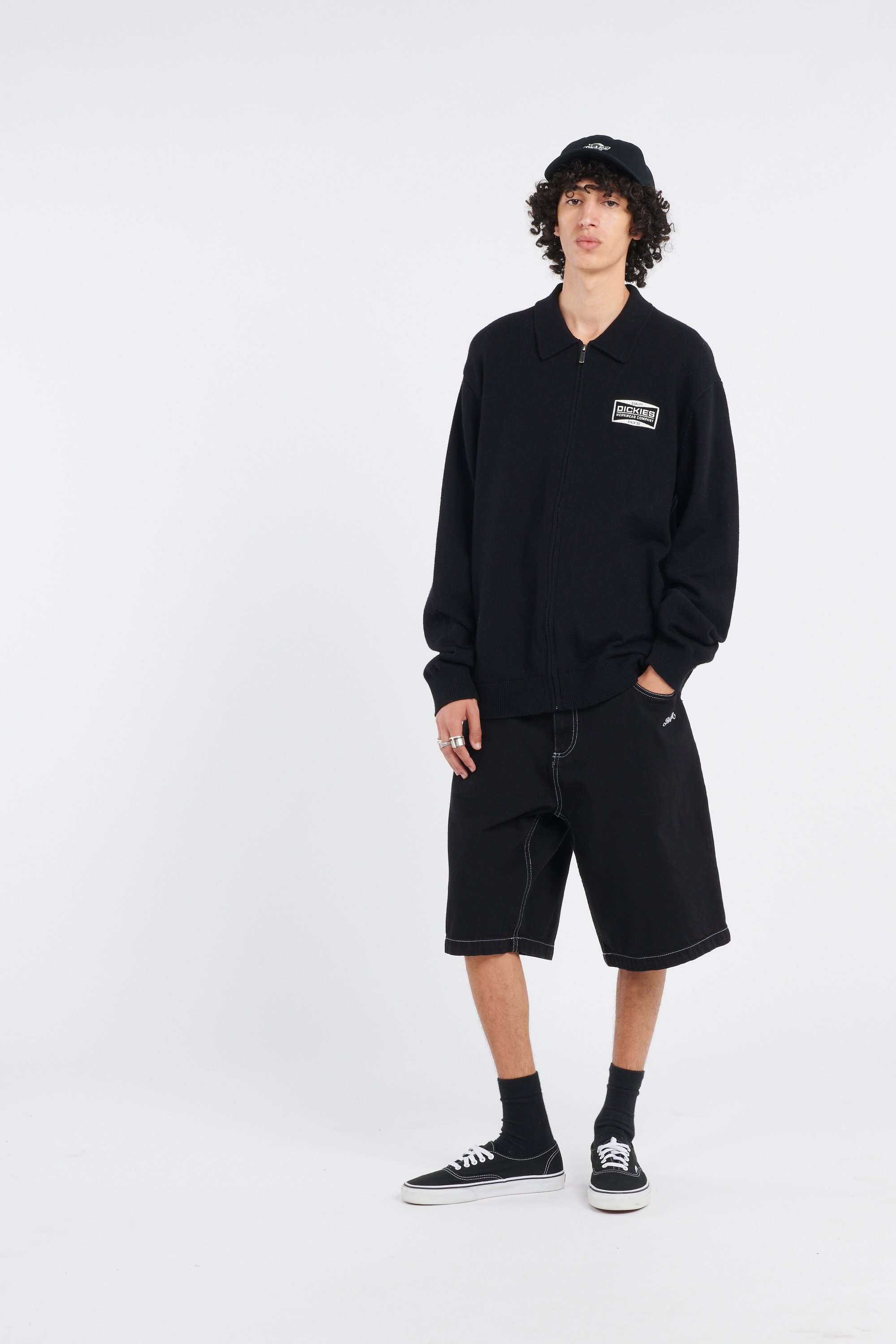 Cardigan | Black by DICKIES Cardigan Black