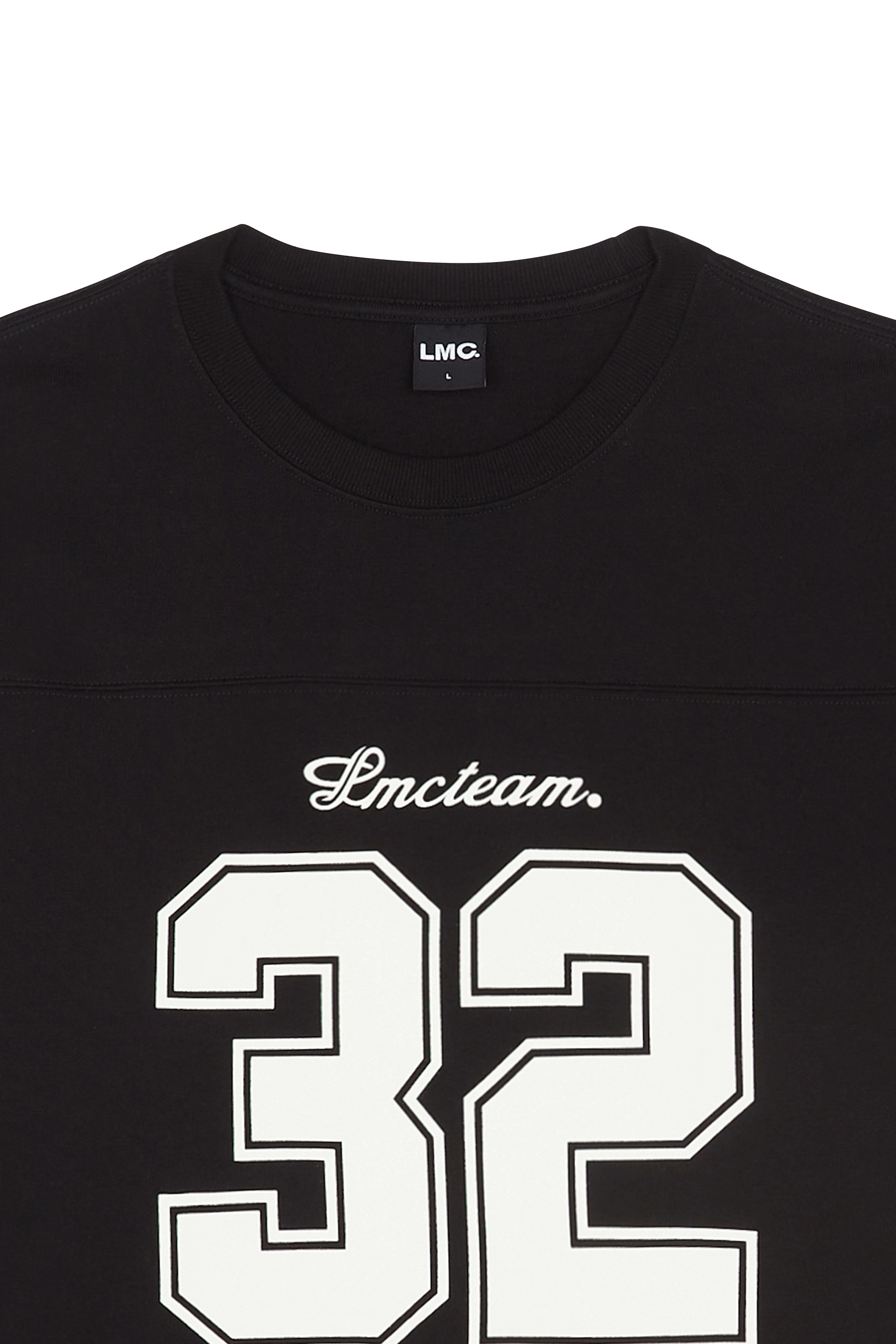 Regular-fit round-neck cotton T-shirt Black