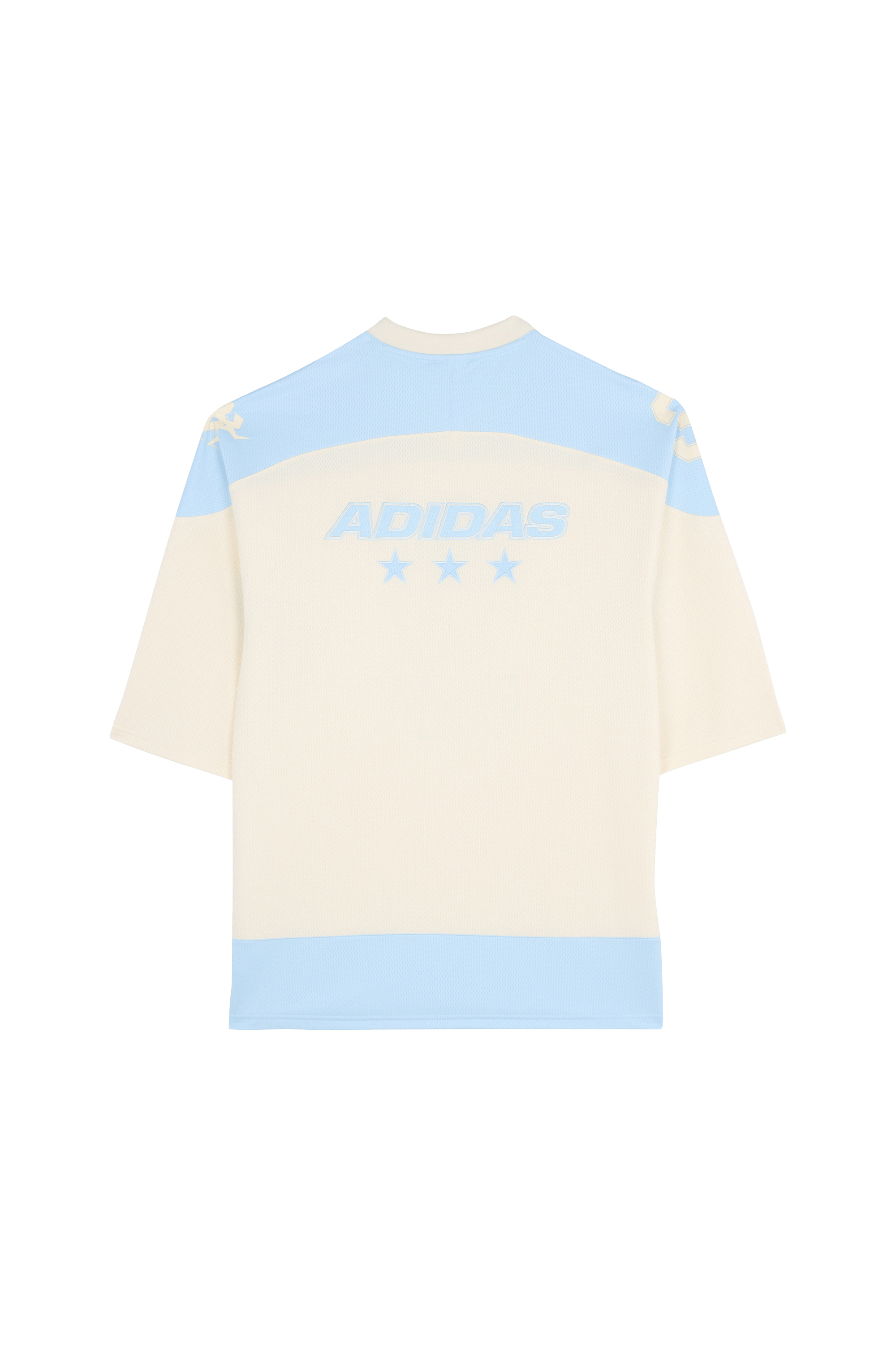 Regular-fit round-neck cotton T-shirt Blue