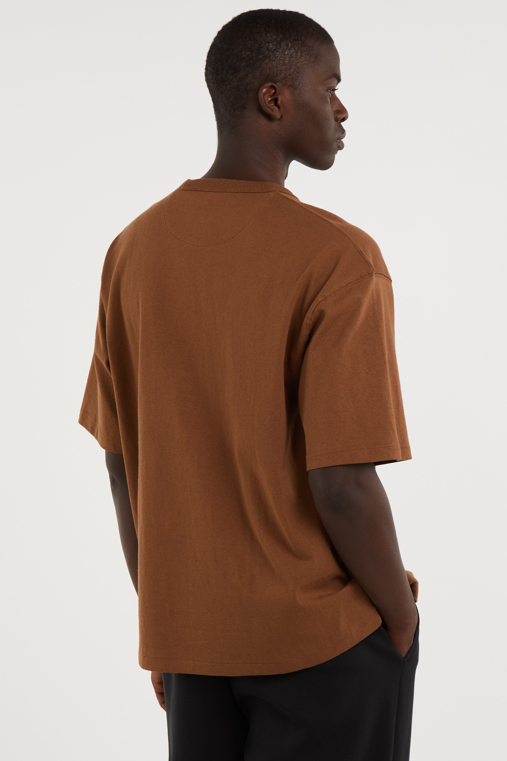 Regular-fit round-neck cotton T-shirt | Brown POLO RALPH LAUREN Men