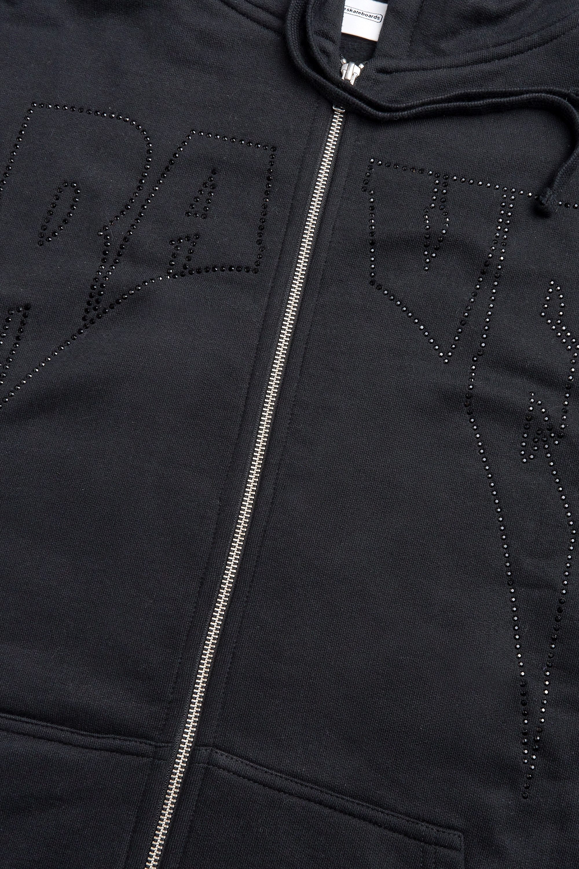 Zip-up hoodie Black