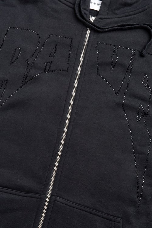 RAVE Hoodie zippé Noir