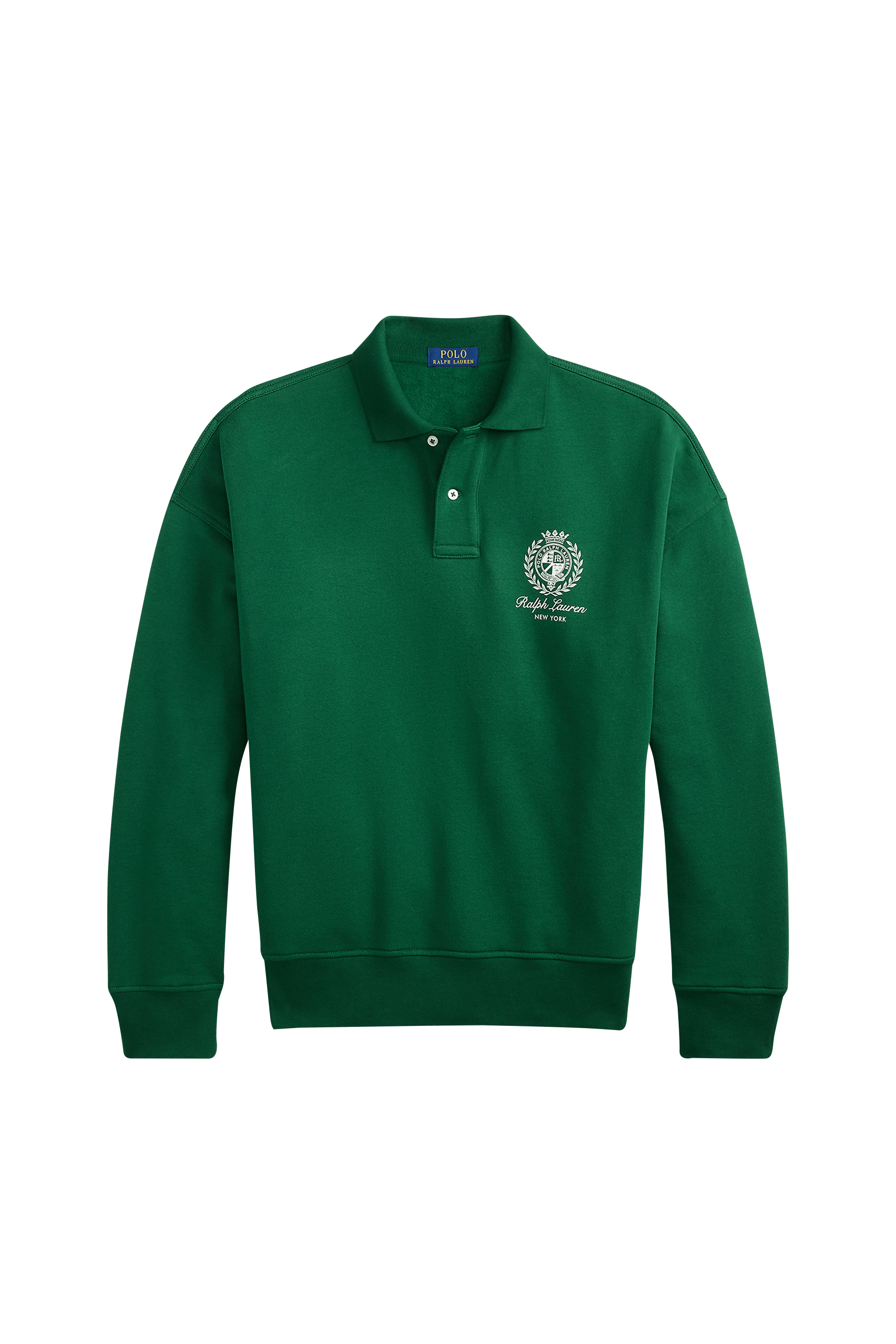 Polo Relaxed Fit Fleece Graphic Sweatshirt New forest