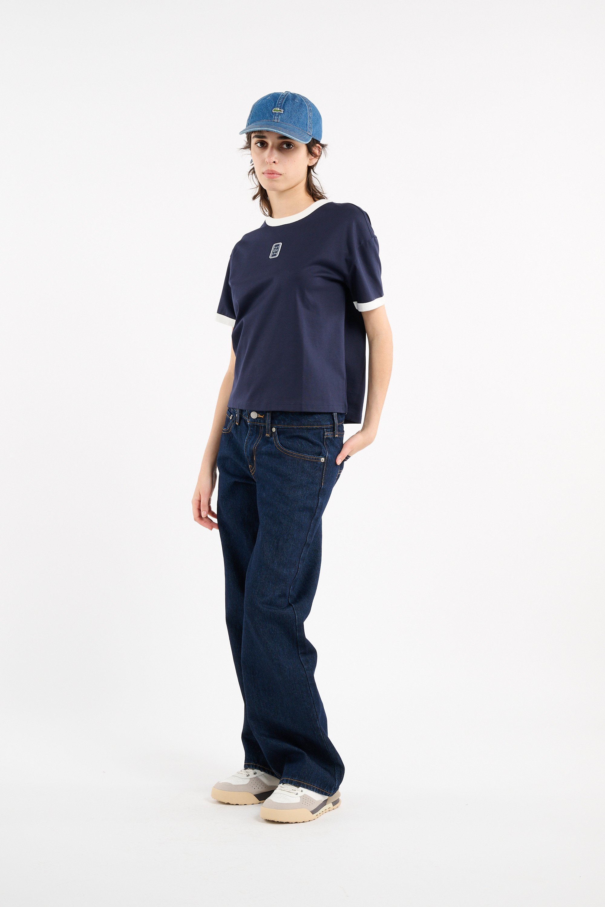T-shirt LACOSTE Bleu