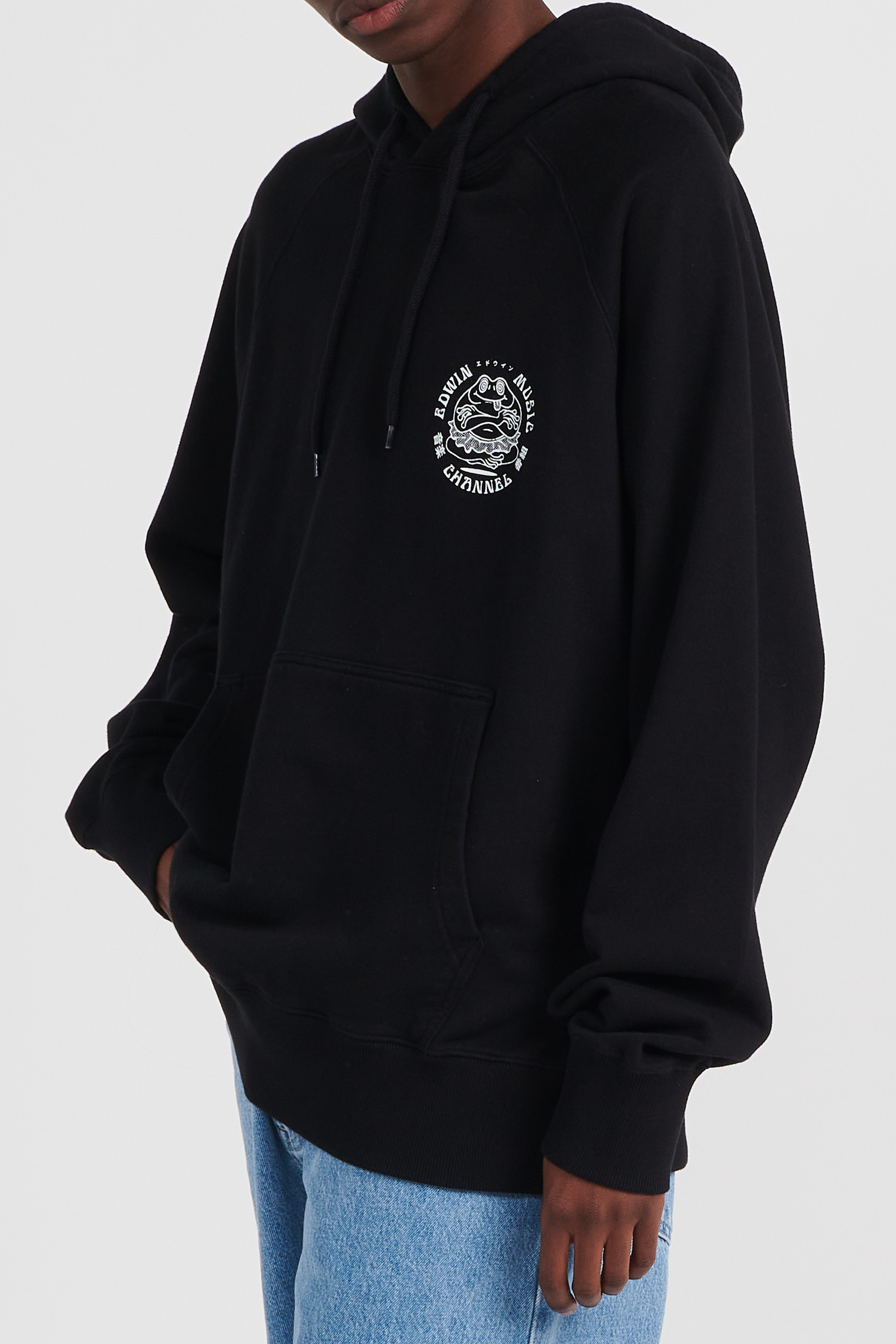 Hoodie | Black EDWIN Men
