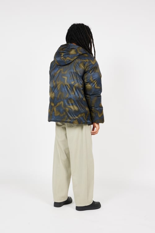 RAINS Lightweight quilted padded jacket with high neck Multicolored