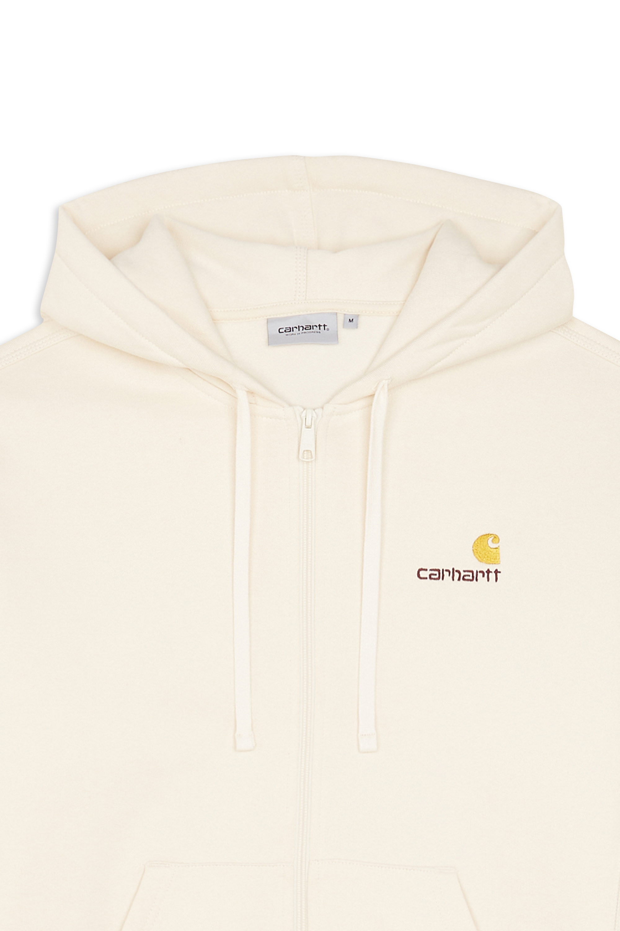 Hoodie zippé Beige