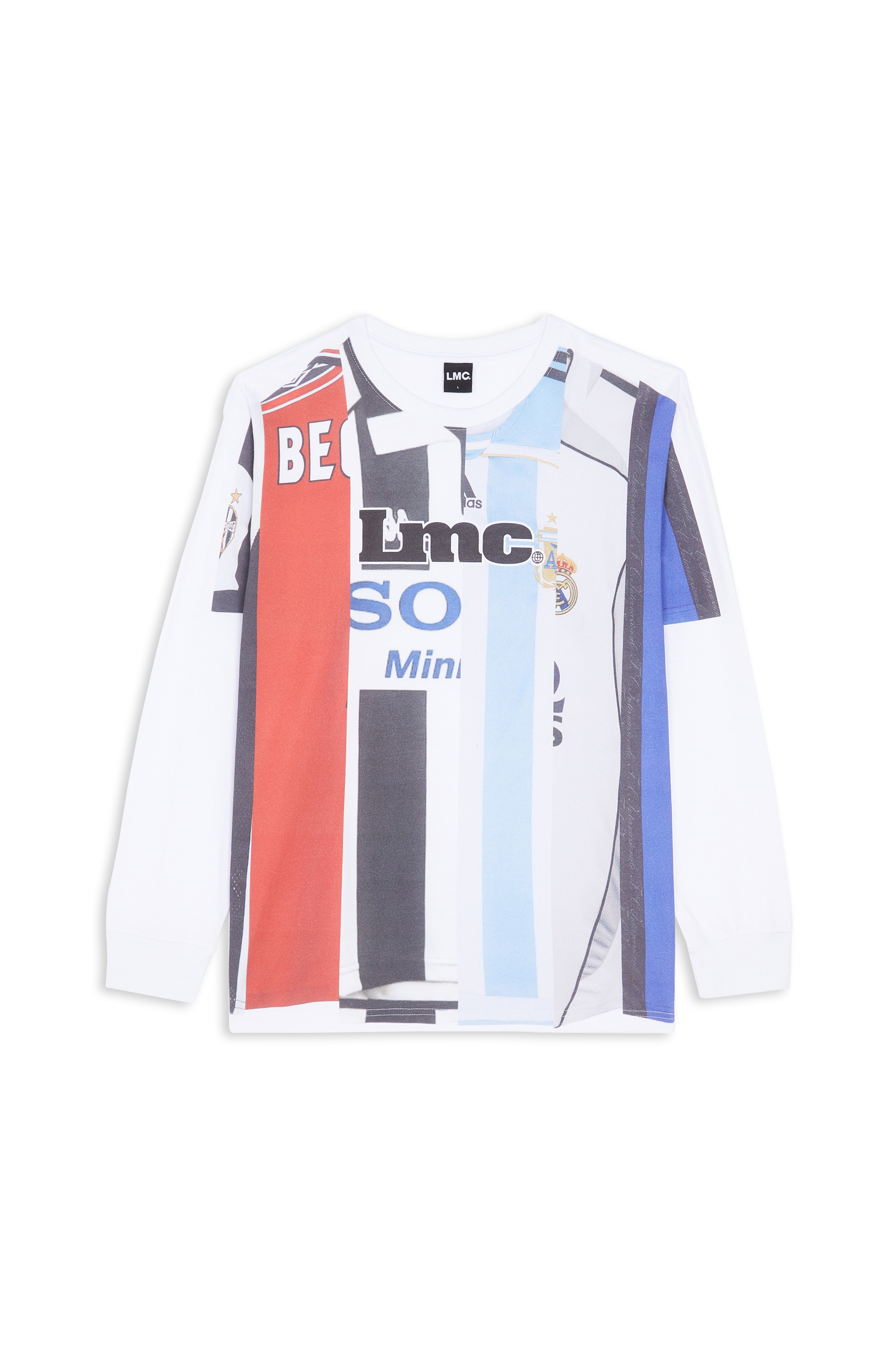 Regular-fit round-neck cotton T-shirt Multicolored