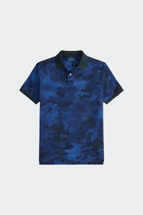 Polo - Polo manches courtes - Taille L Bleu