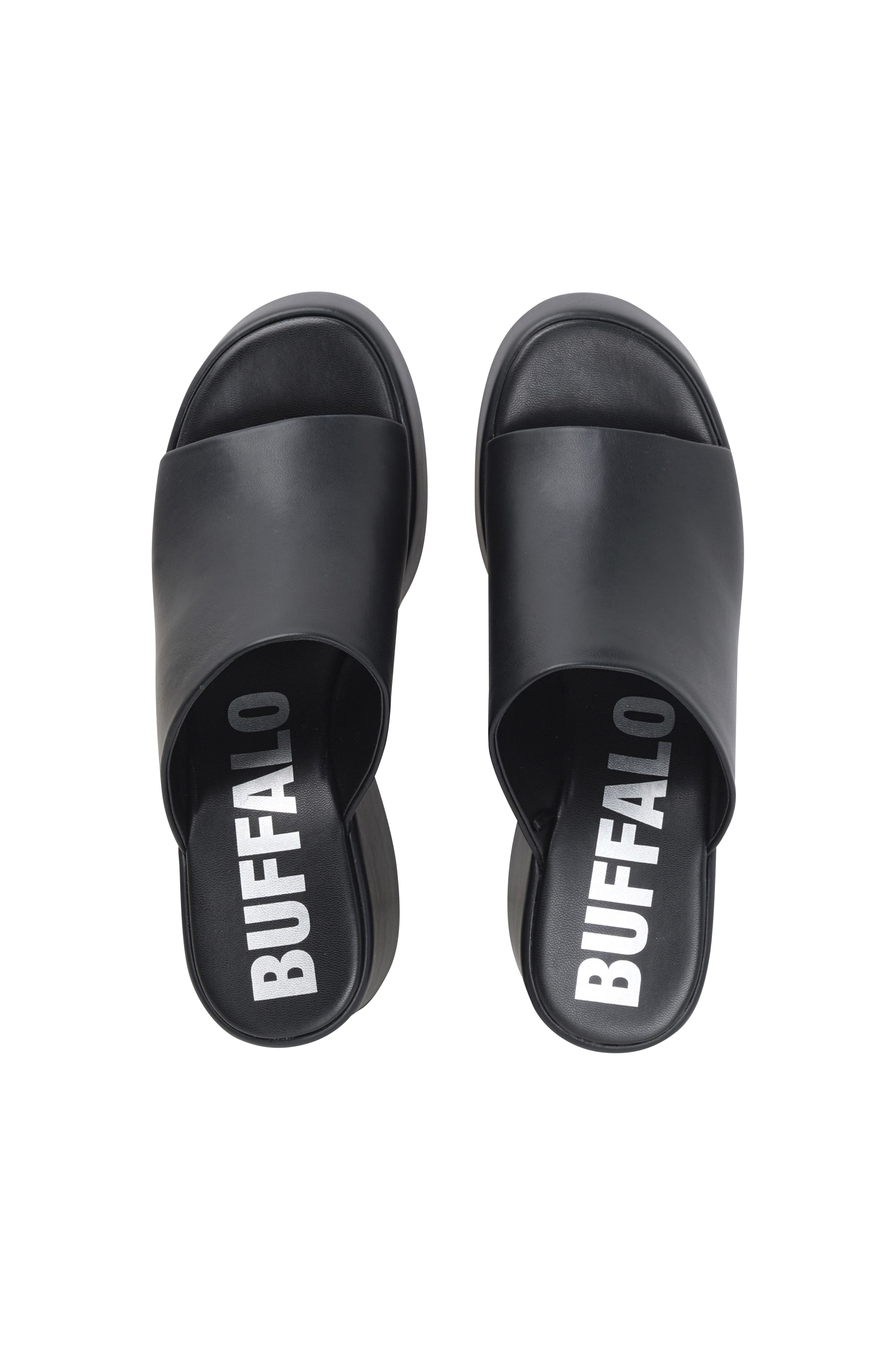 Mules  BUFFALO Noir