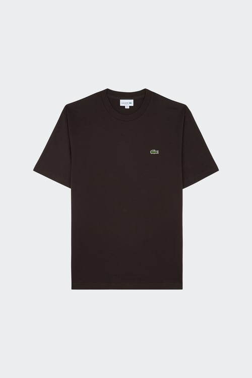 LACOSTE T-shirt Marron