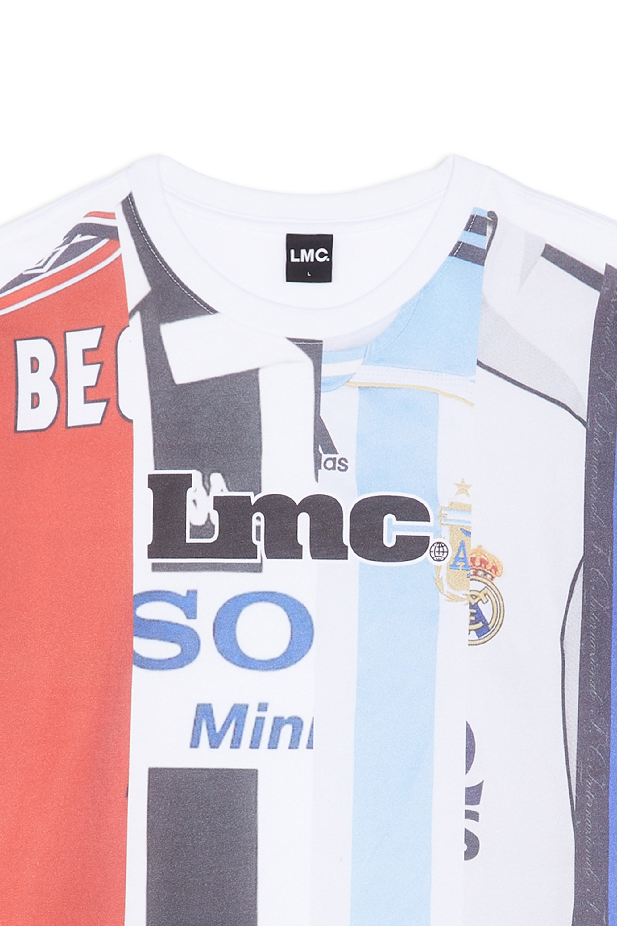 Regular-fit round-neck cotton T-shirt Multicolored