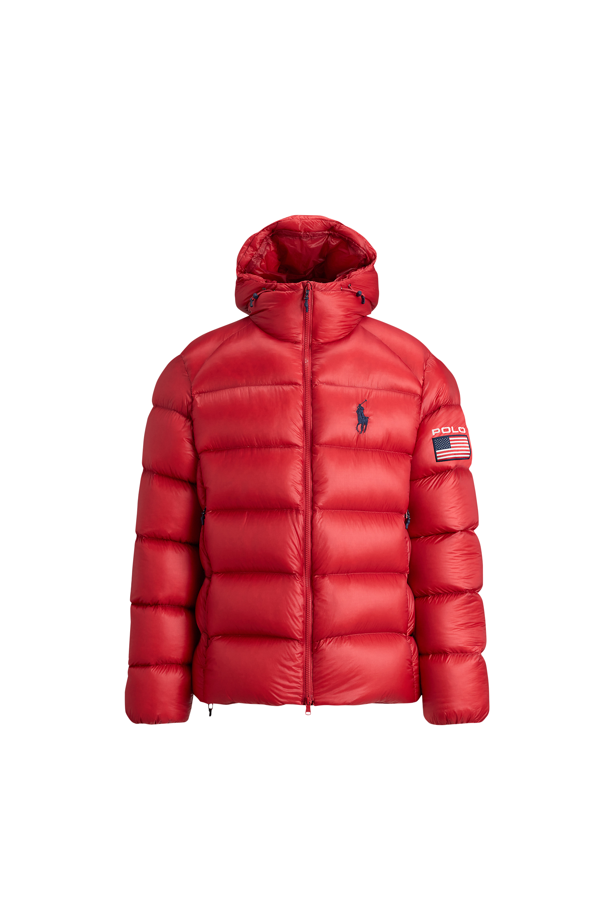 Lightweight quilted padded jacket with high neck 710P05393 Rl 2000 red