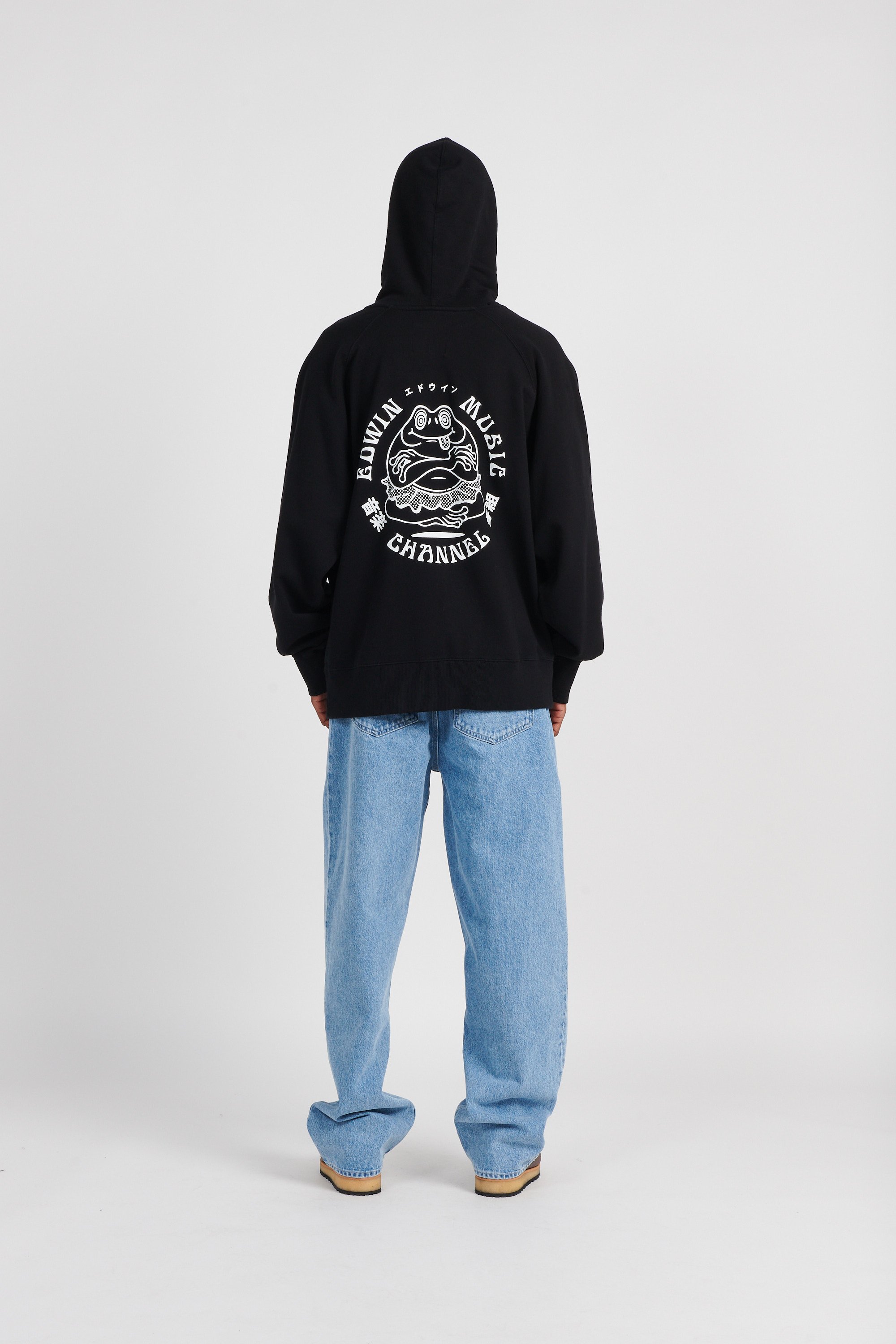 Hoodie | Black EDWIN Men