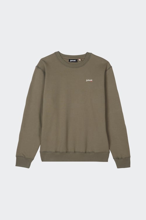 SCHOTT Sweatshirt Vert