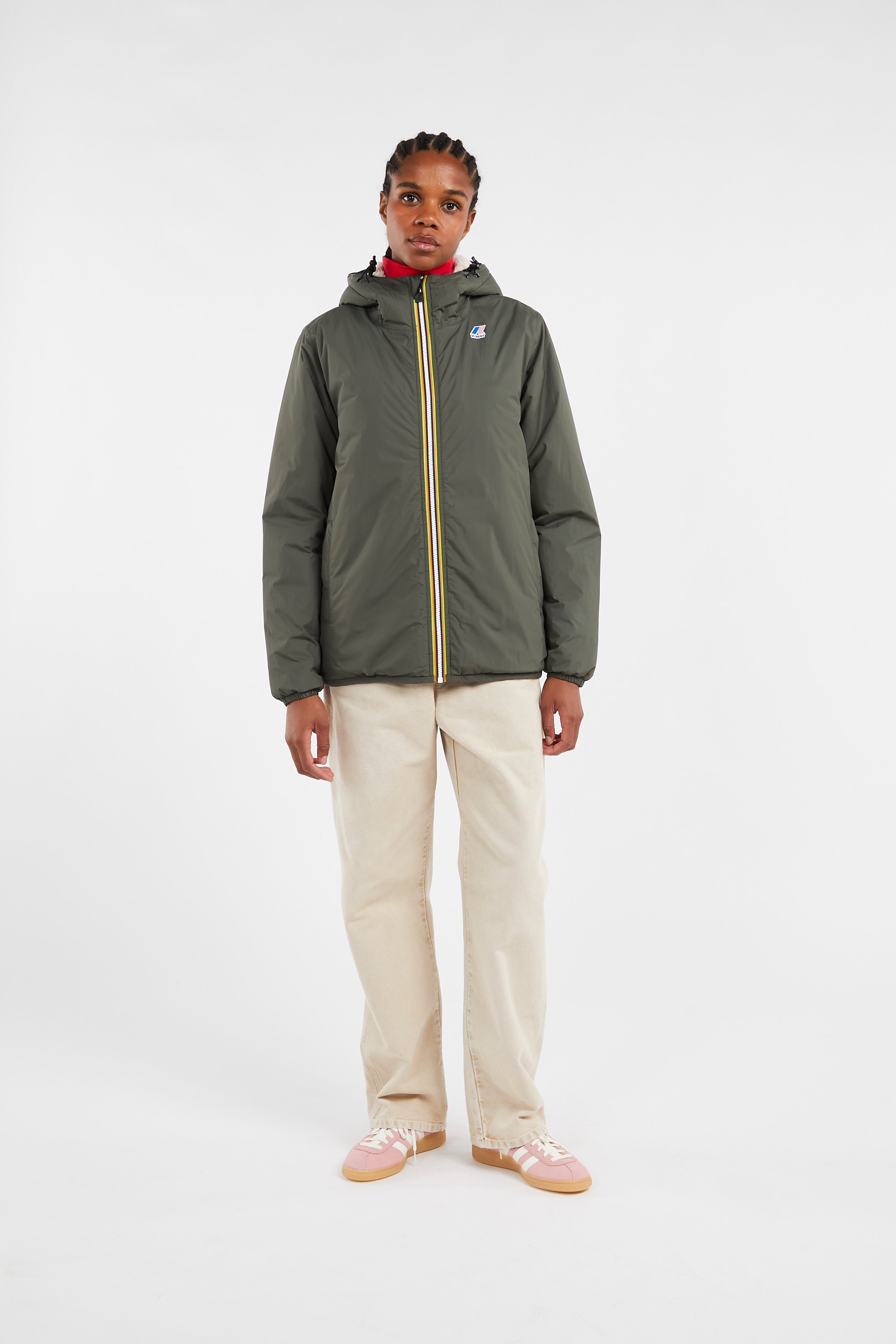 Imperméable K-WAY Kaki