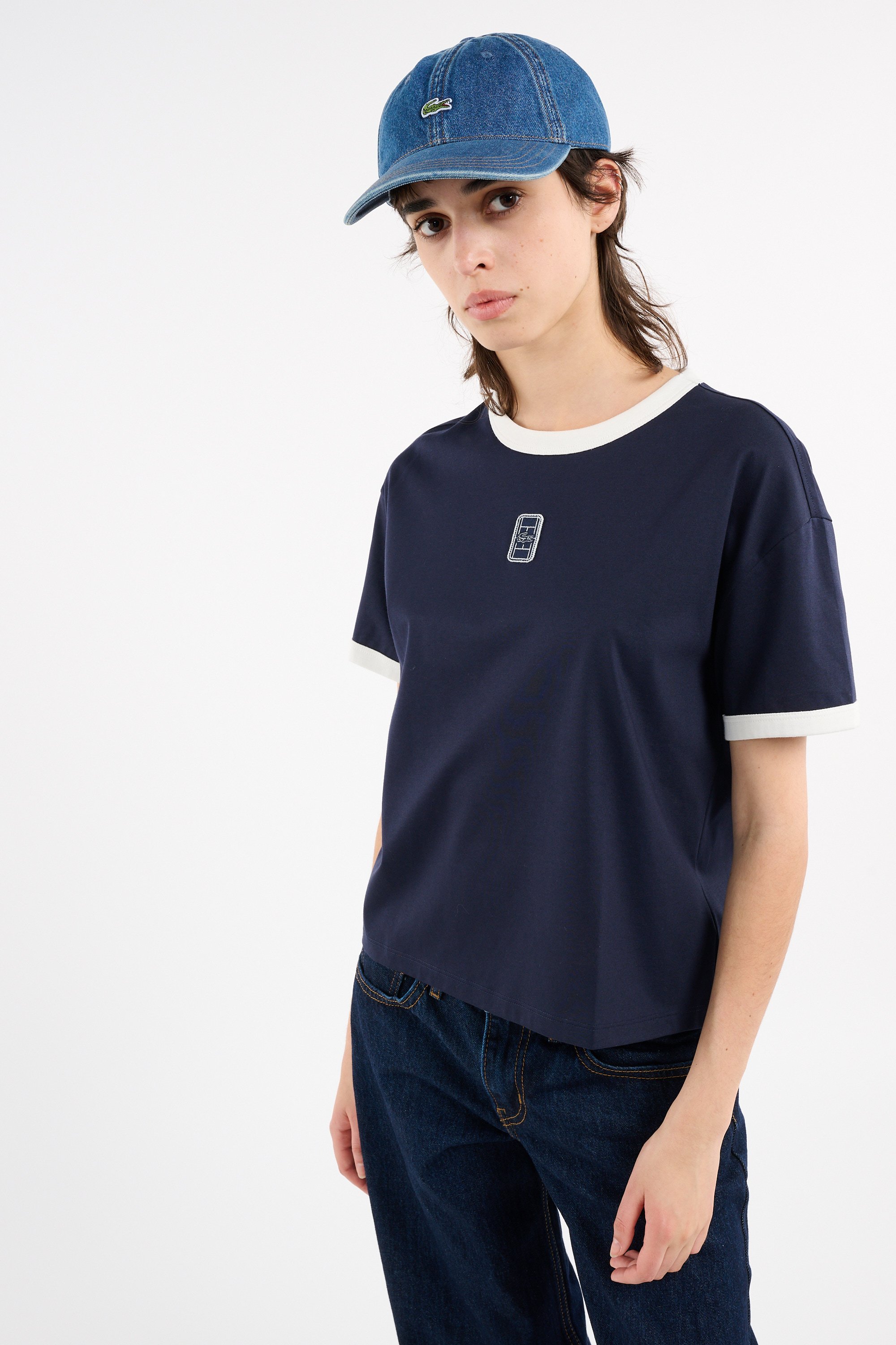 T-shirt | Bleu LACOSTE Femme