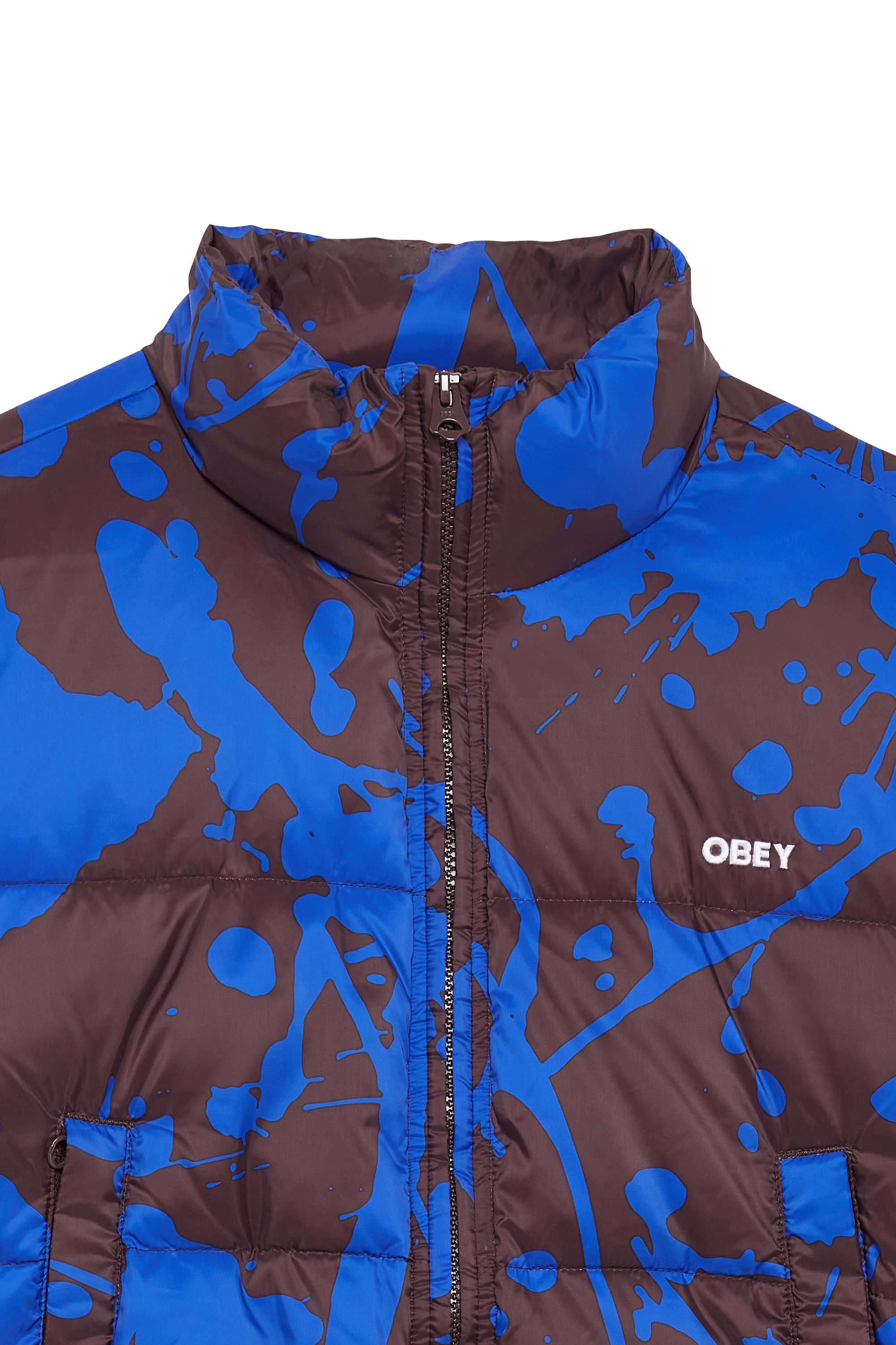 Doudoune OBEY Marron