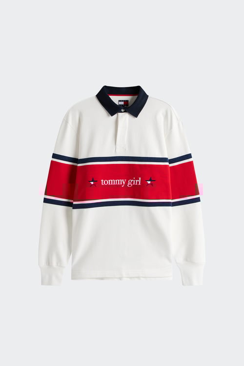 TOMMY JEANS Polo Blanc