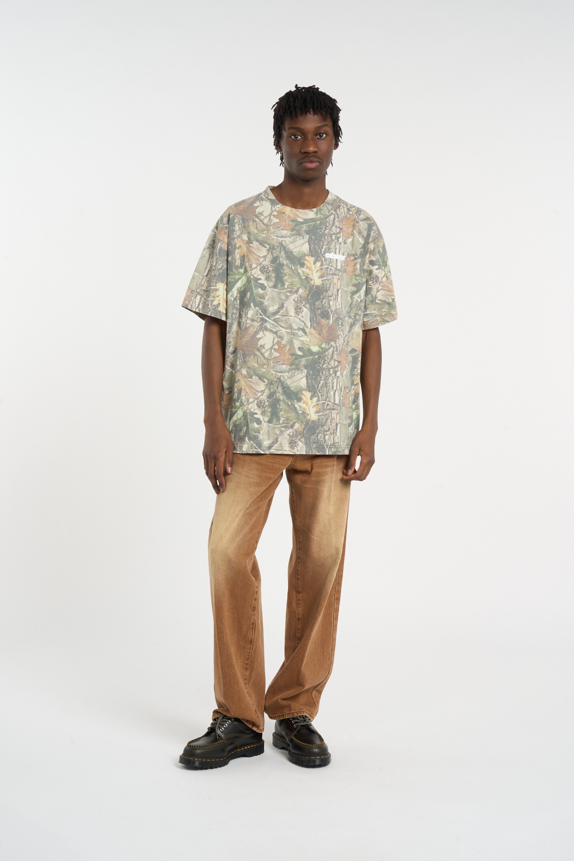 Regular-fit round-neck cotton T-shirt OBEY Multicolored