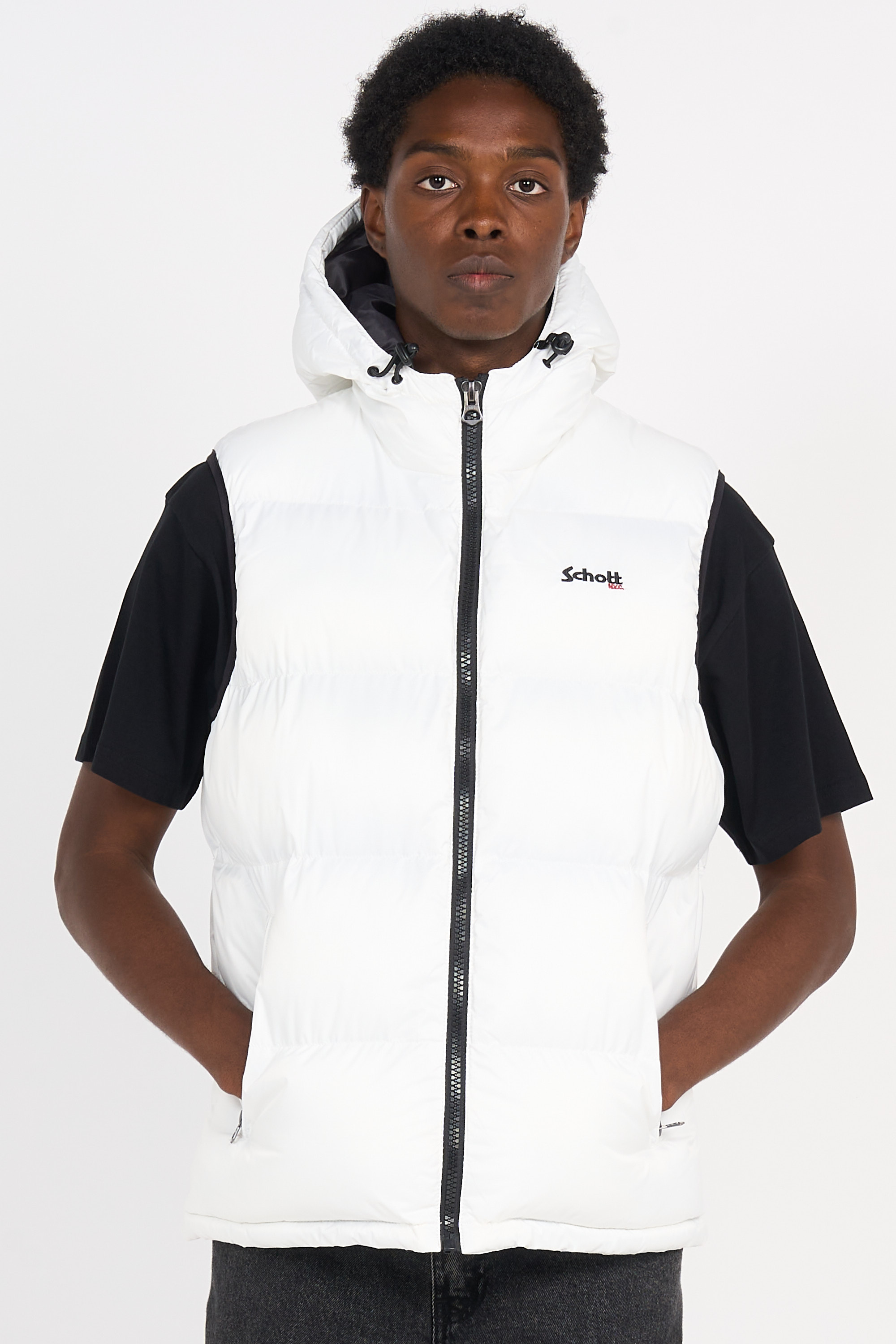 Doudoune sans manches Blanc