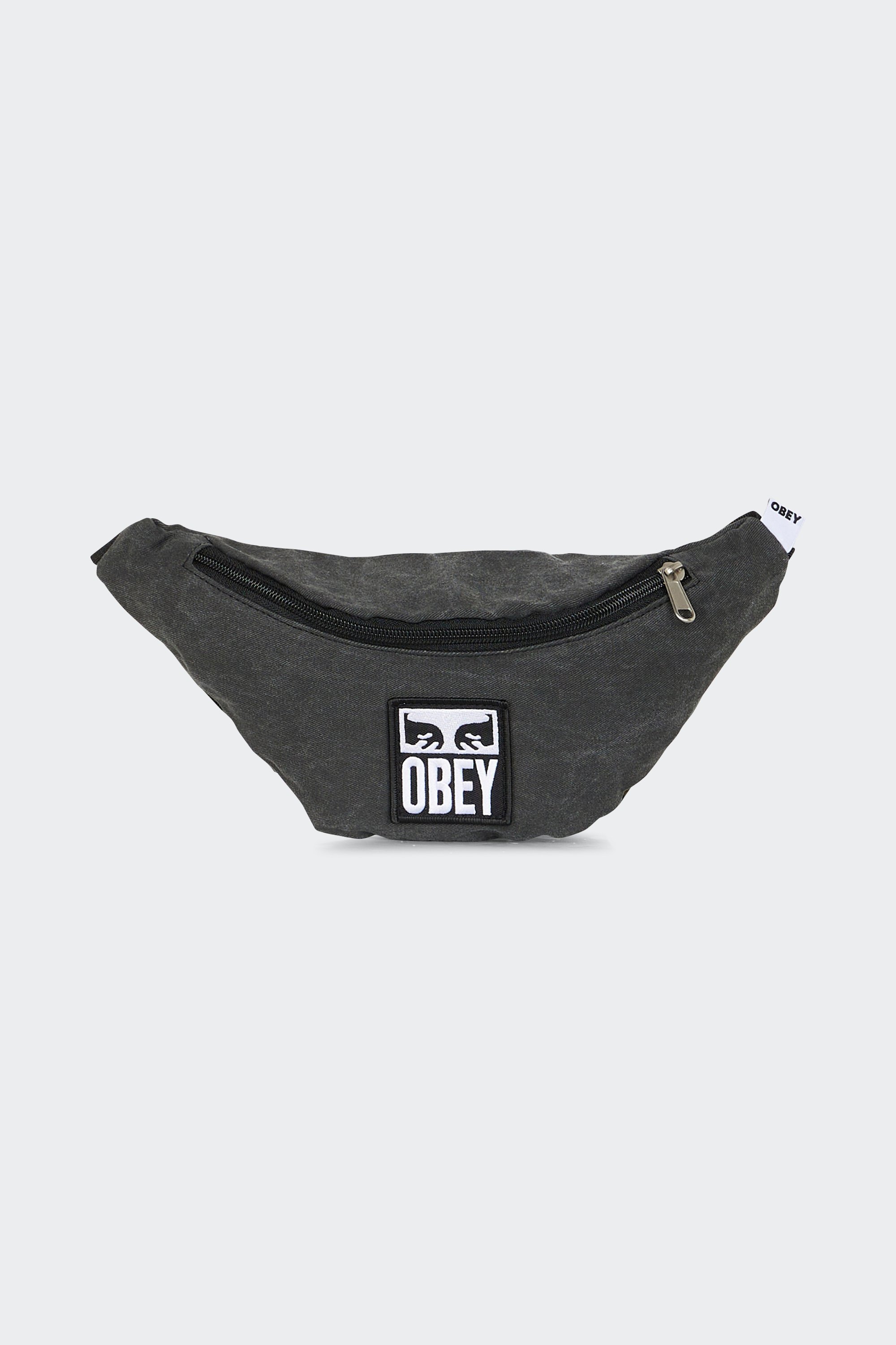 Canvas waist bag | Black by OBEY Canvas waist bag Black