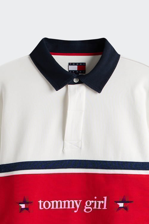 TOMMY JEANS Polo Blanc