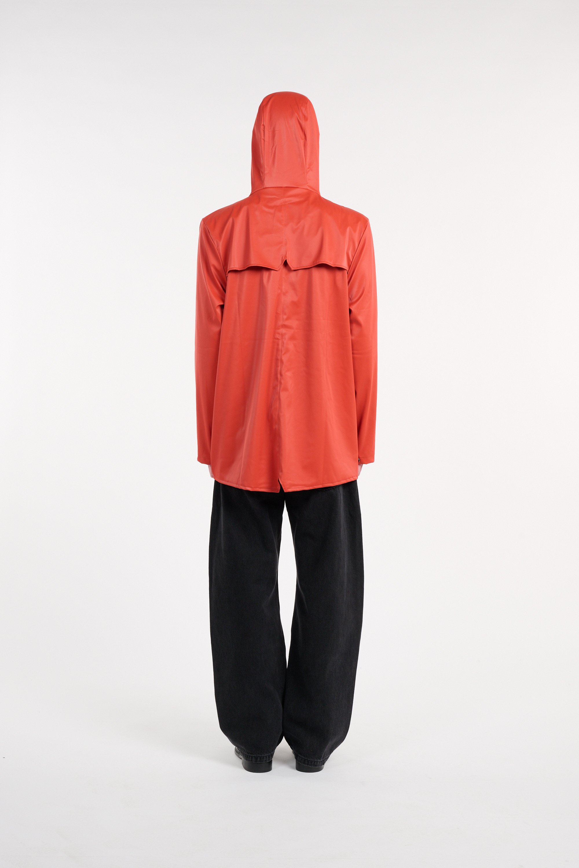 Coupe-vent imperméable à capuche Rouge