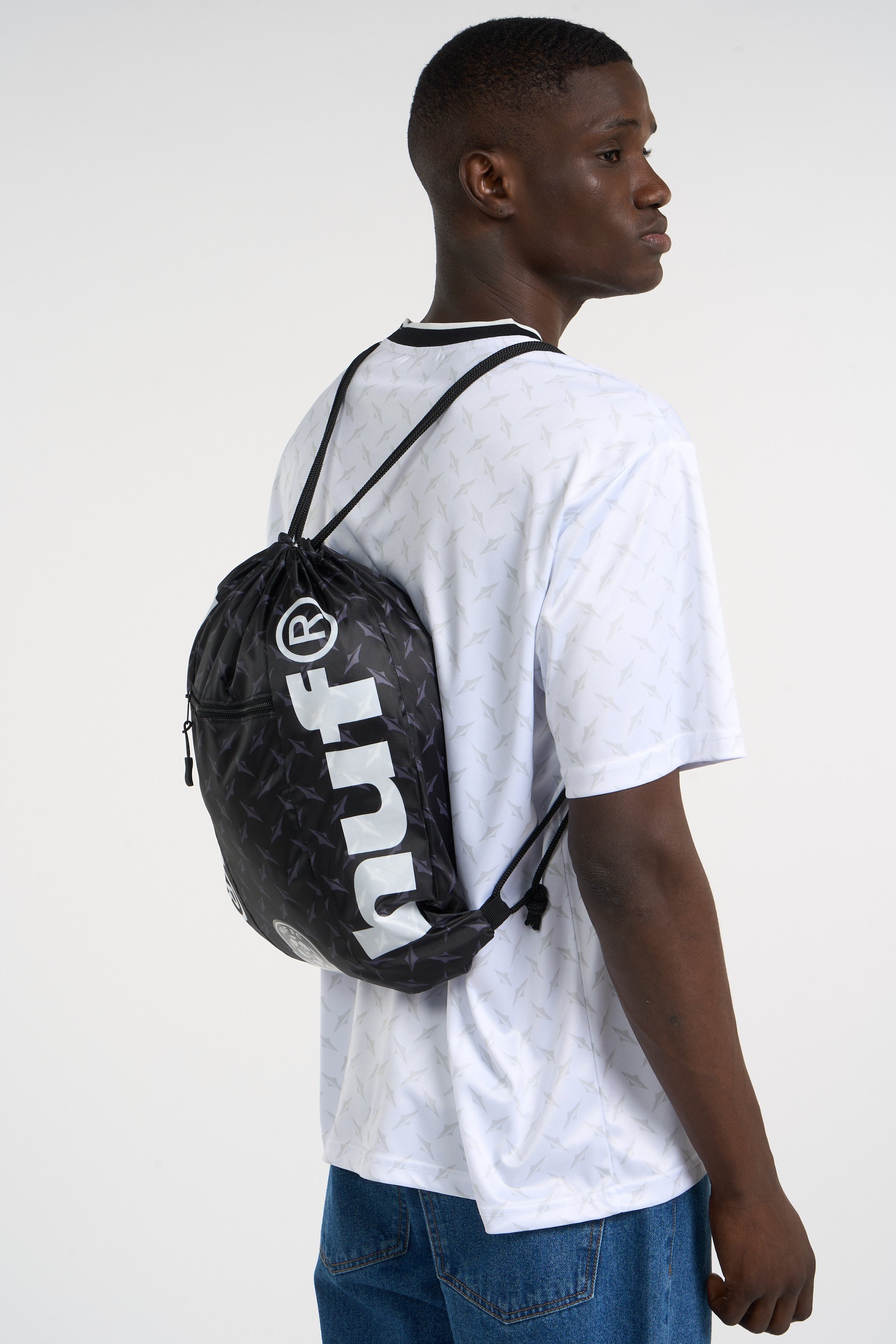 Canvas backpack HUF Black