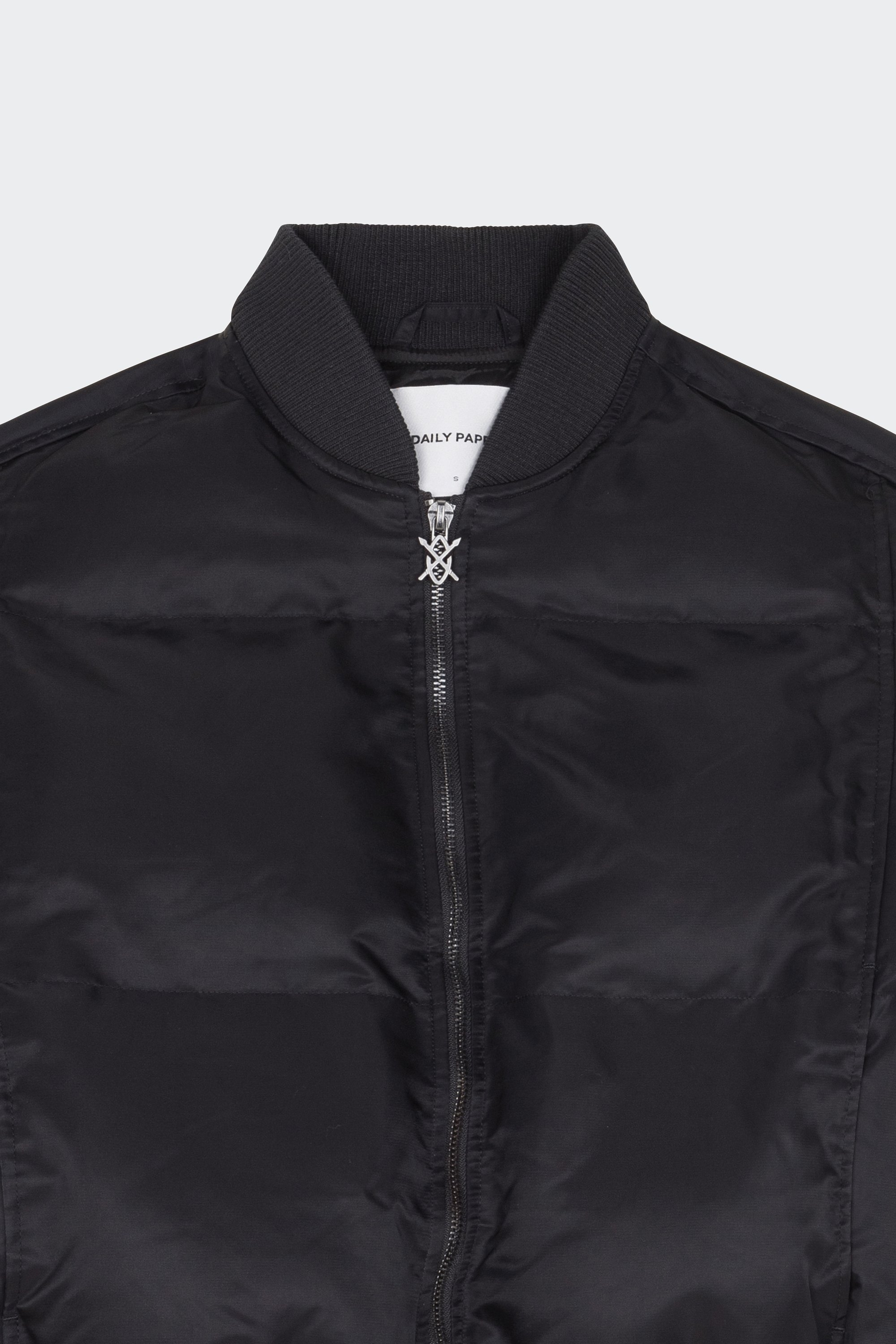 Lightweight quilted padded jacket with high neck | Black by DAILY PAPER Lightweight quilted padded jacket with high neck Black