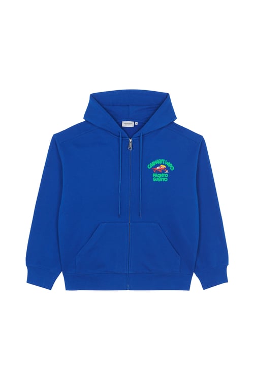 CARHARTT WIP Regular-fit zip-up cotton-blend hoodie with Pony Player