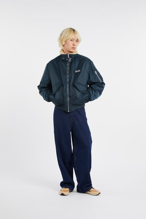 SCHOTT Jacket Blue