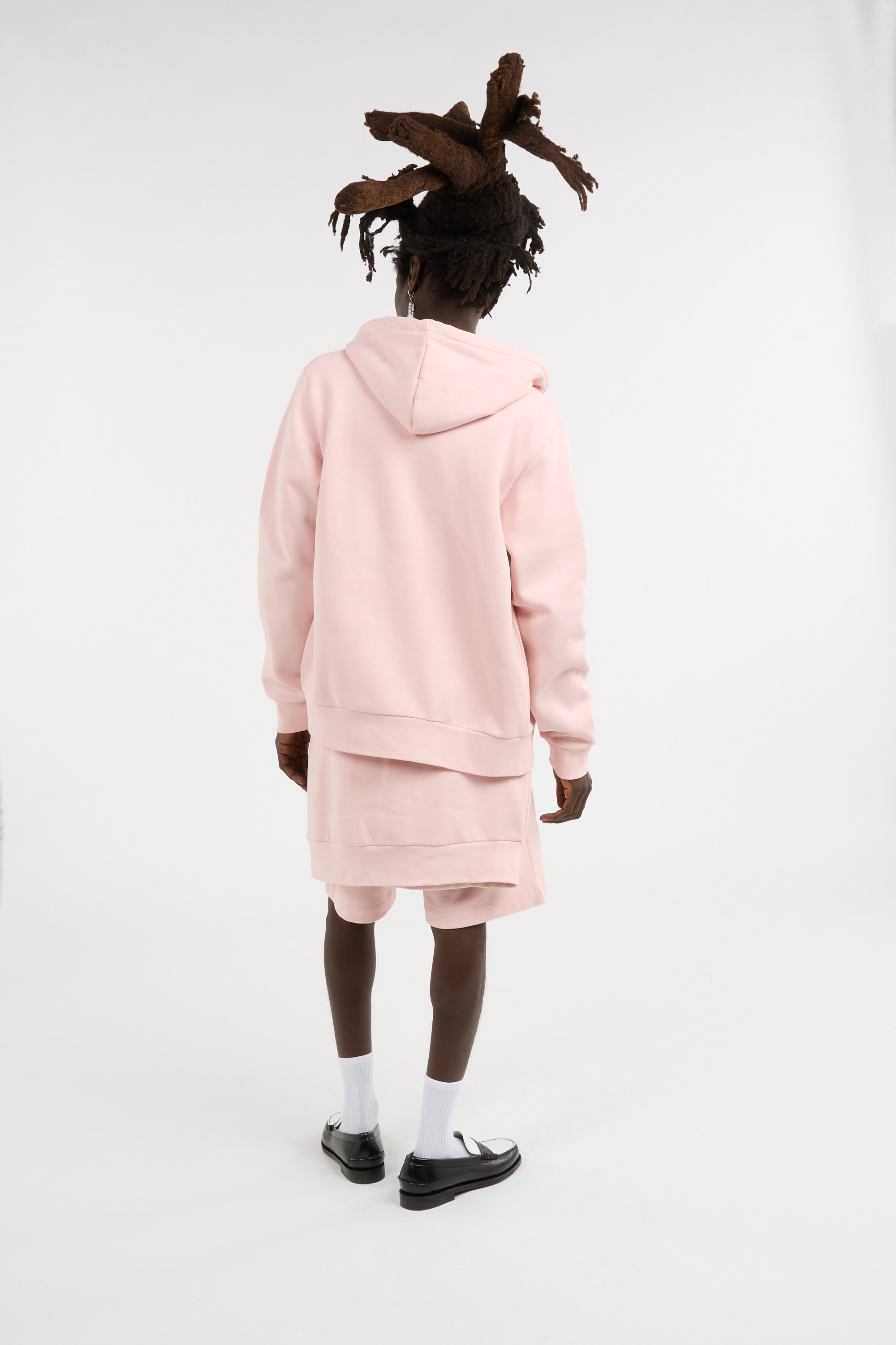 Hoodie zippé Rose