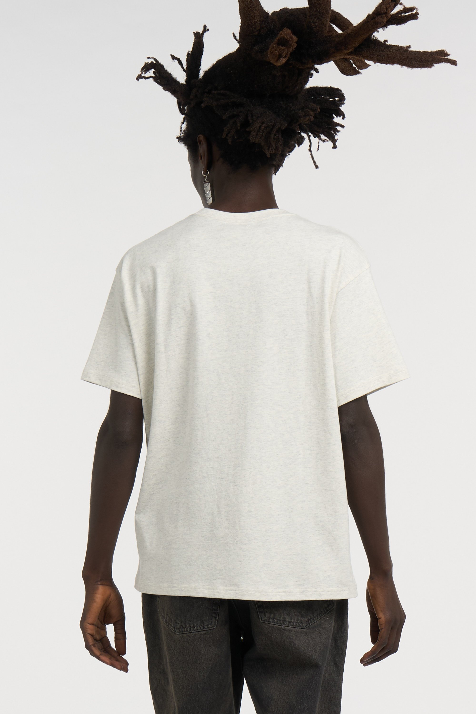 Regular-fit round-neck cotton T-shirt | Beige THISISNEVERTHAT Men