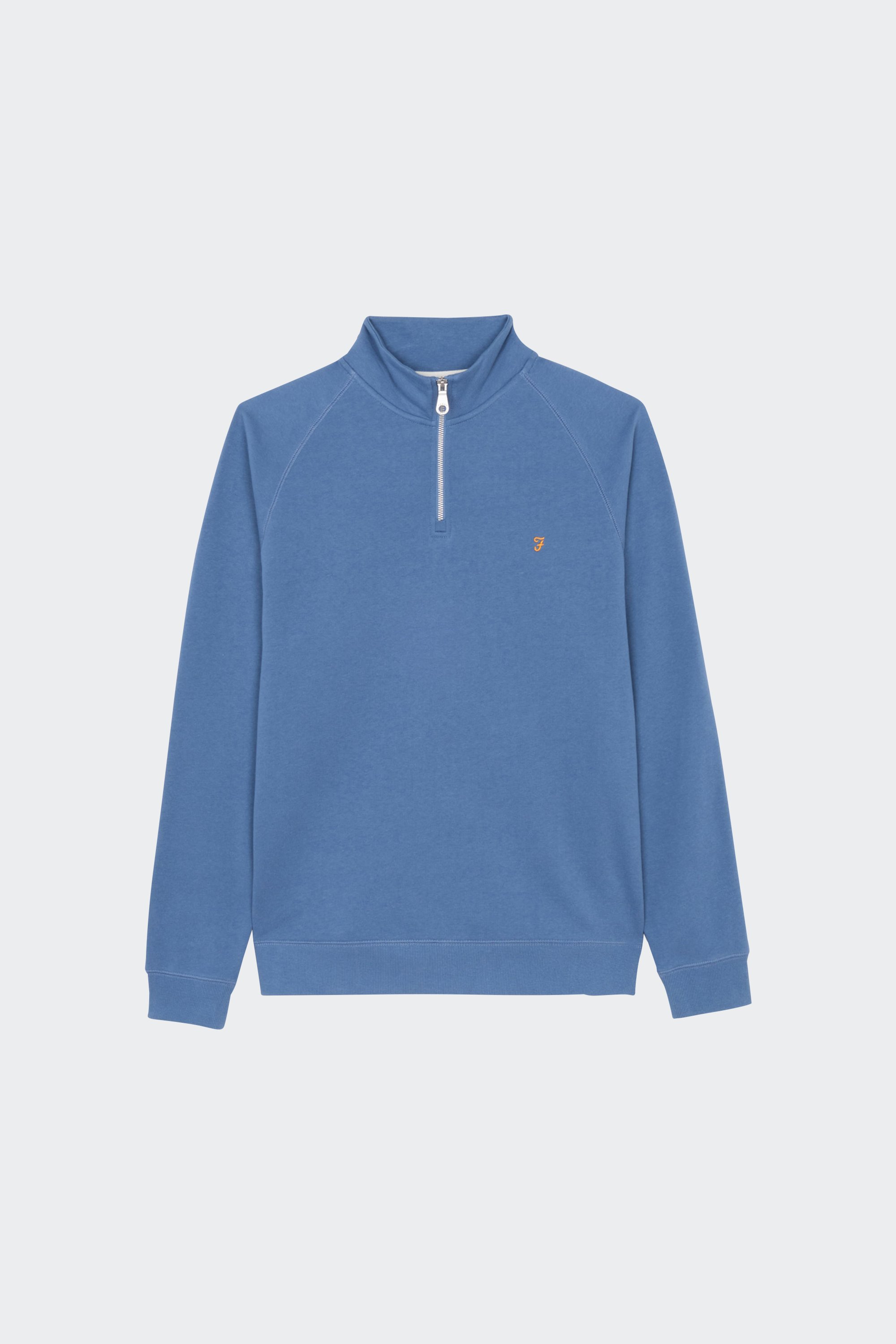 Zip-up sweatshirt | Blue by FARAH Zip-up sweatshirt Blue