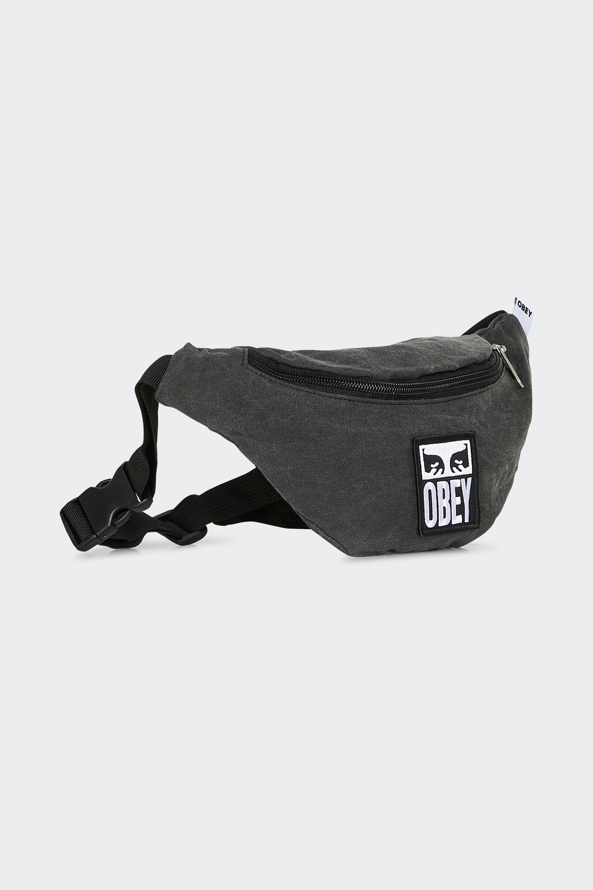 Canvas waist bag | Black by OBEY Canvas waist bag Black