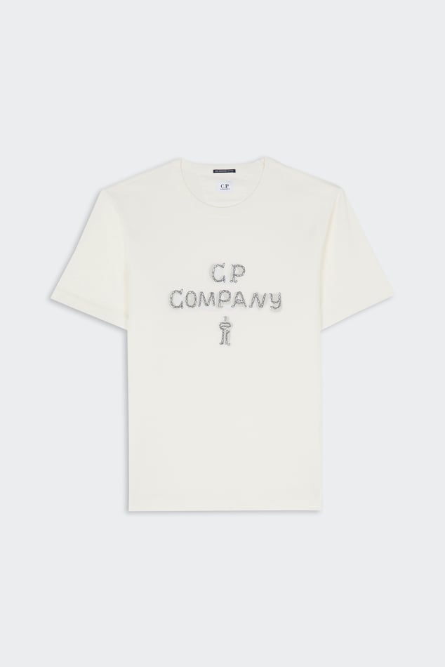 CP COMPANY|SHORT-SLEEVED ROUND NECK T-SHIRTS (Mercerize Regular-fit Round-neck Cotton T-shirt T-shirts Short Sleeve