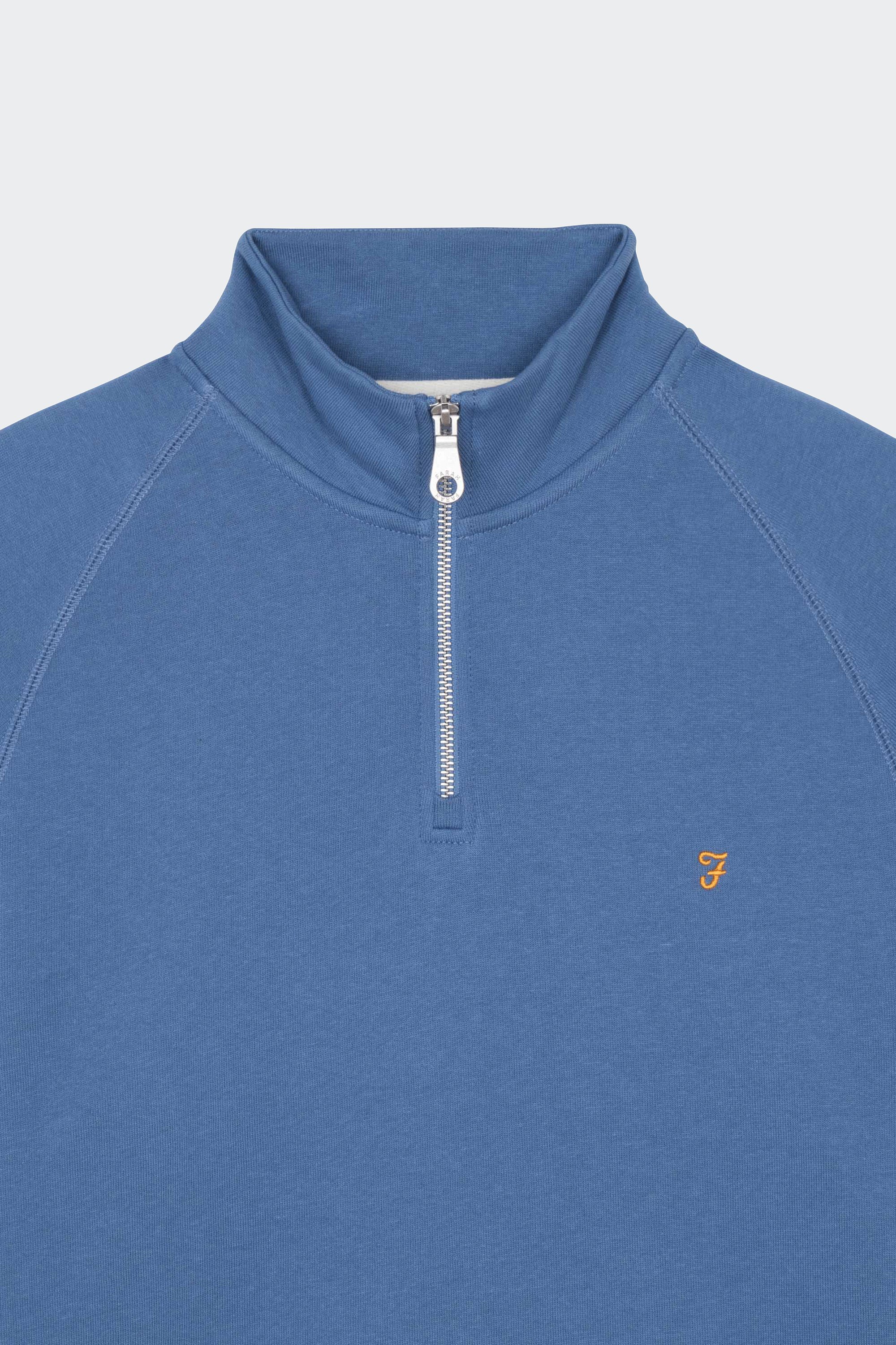 Zip-up sweatshirt | Blue by FARAH Zip-up sweatshirt Blue