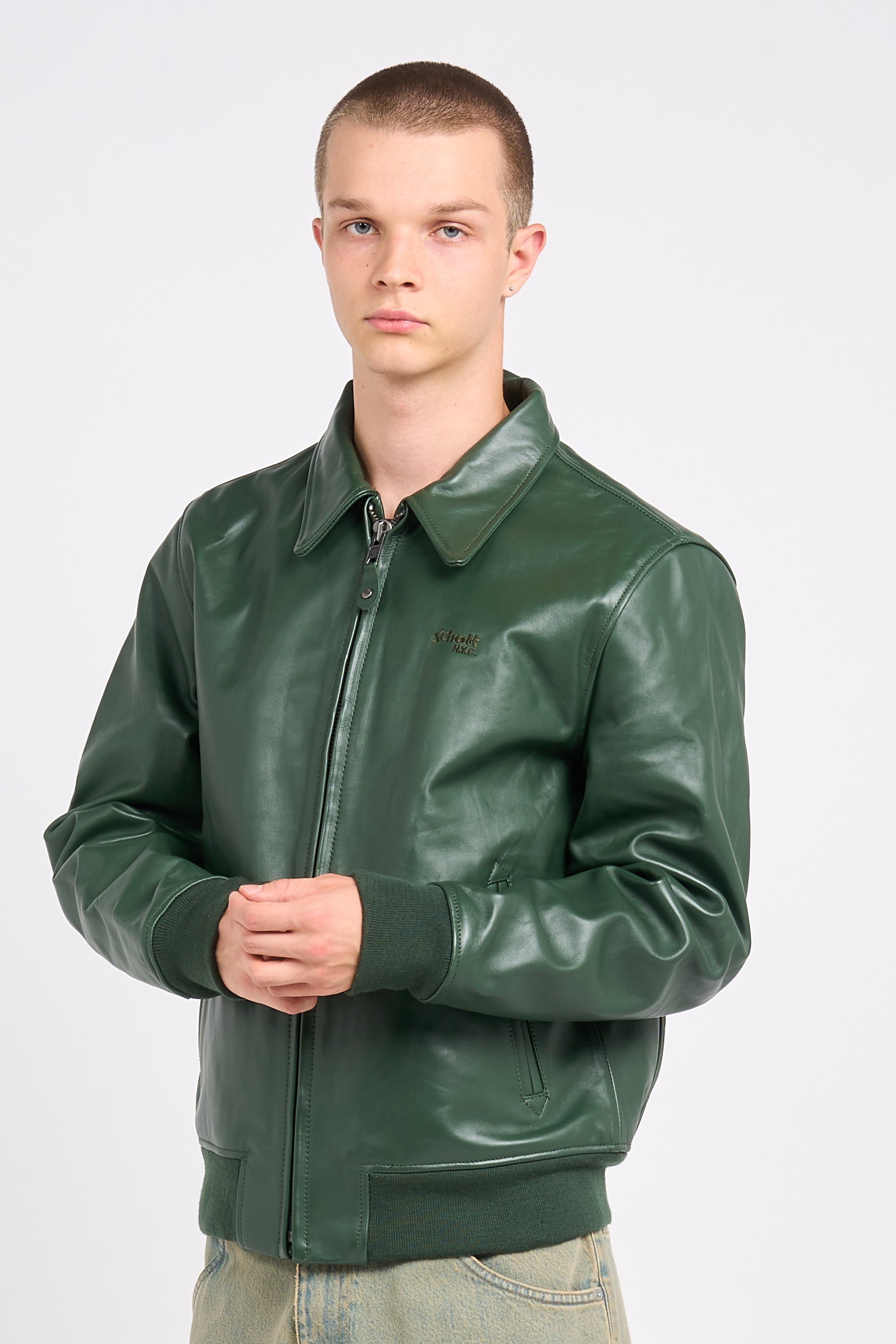Jacket | Green SCHOTT Men