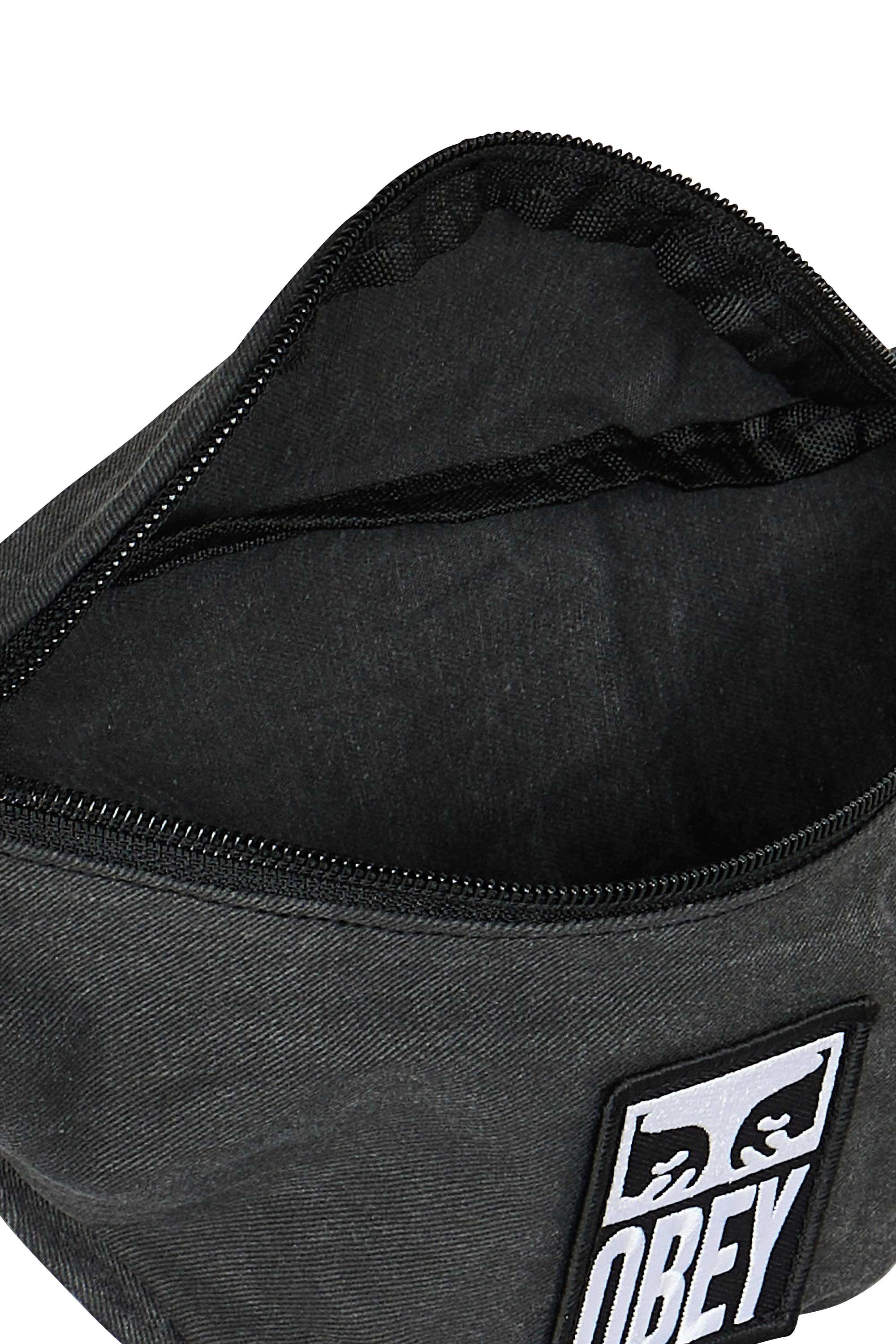 Canvas waist bag Black