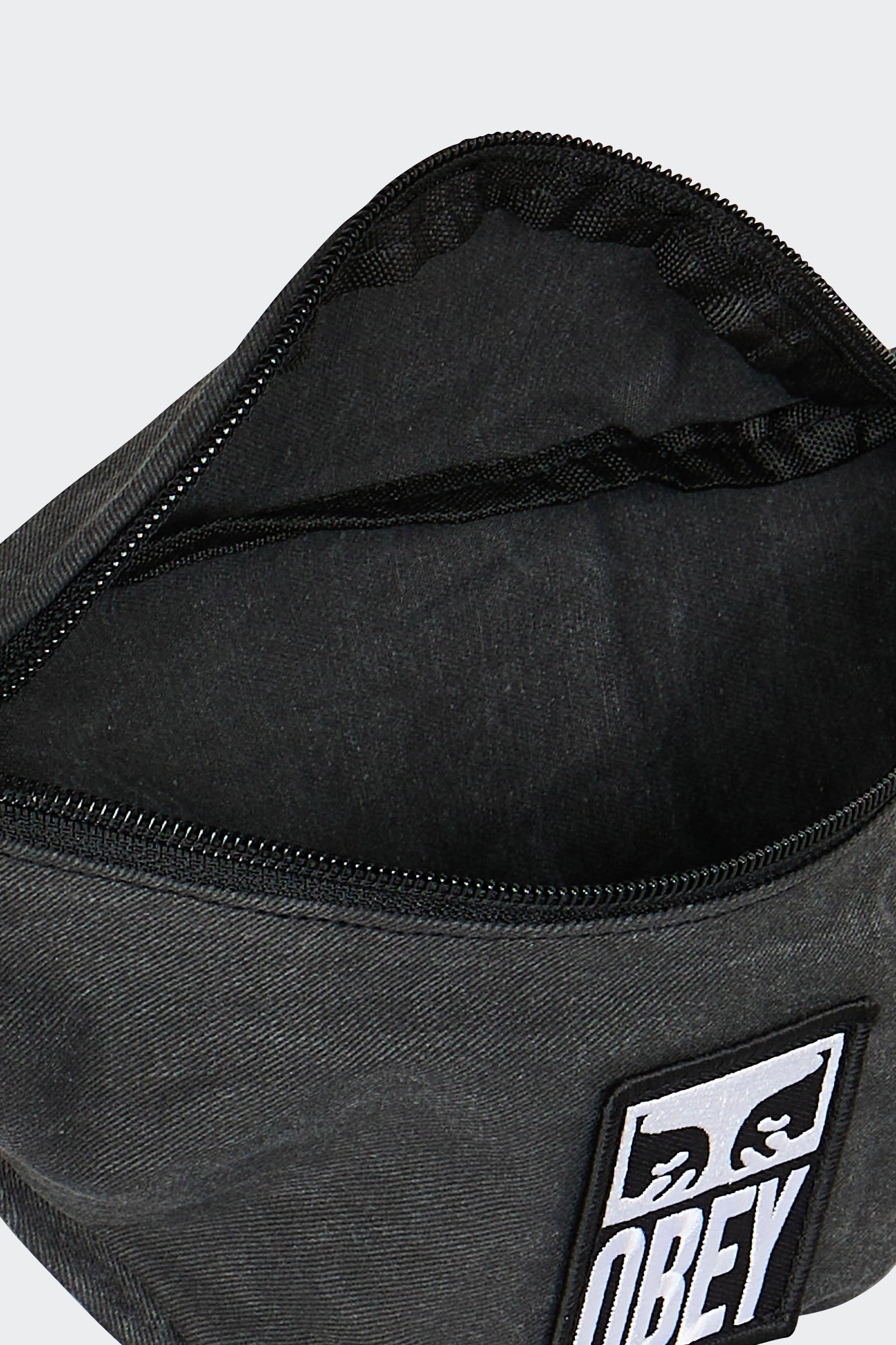 Canvas waist bag | Black by OBEY Canvas waist bag Black