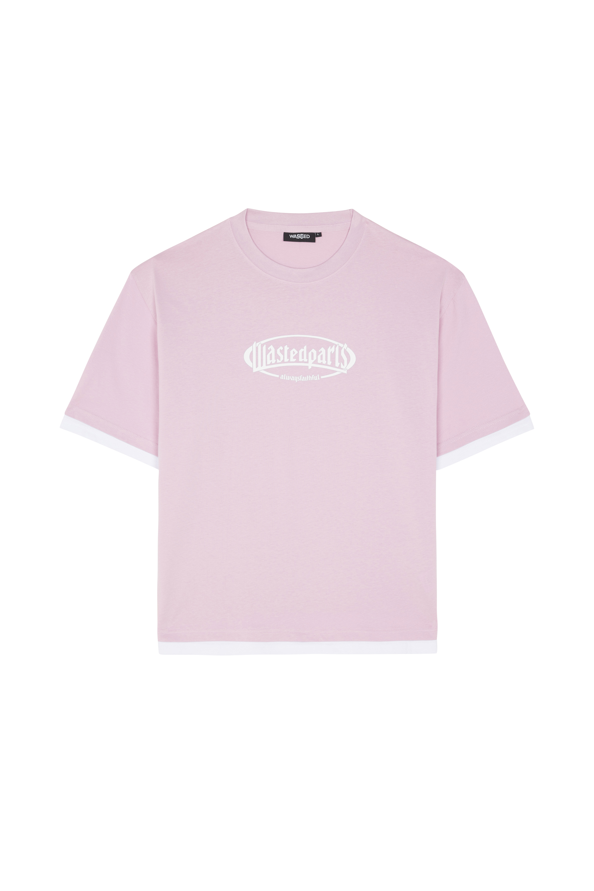 Regular-fit round-neck cotton T-shirt Multicolored