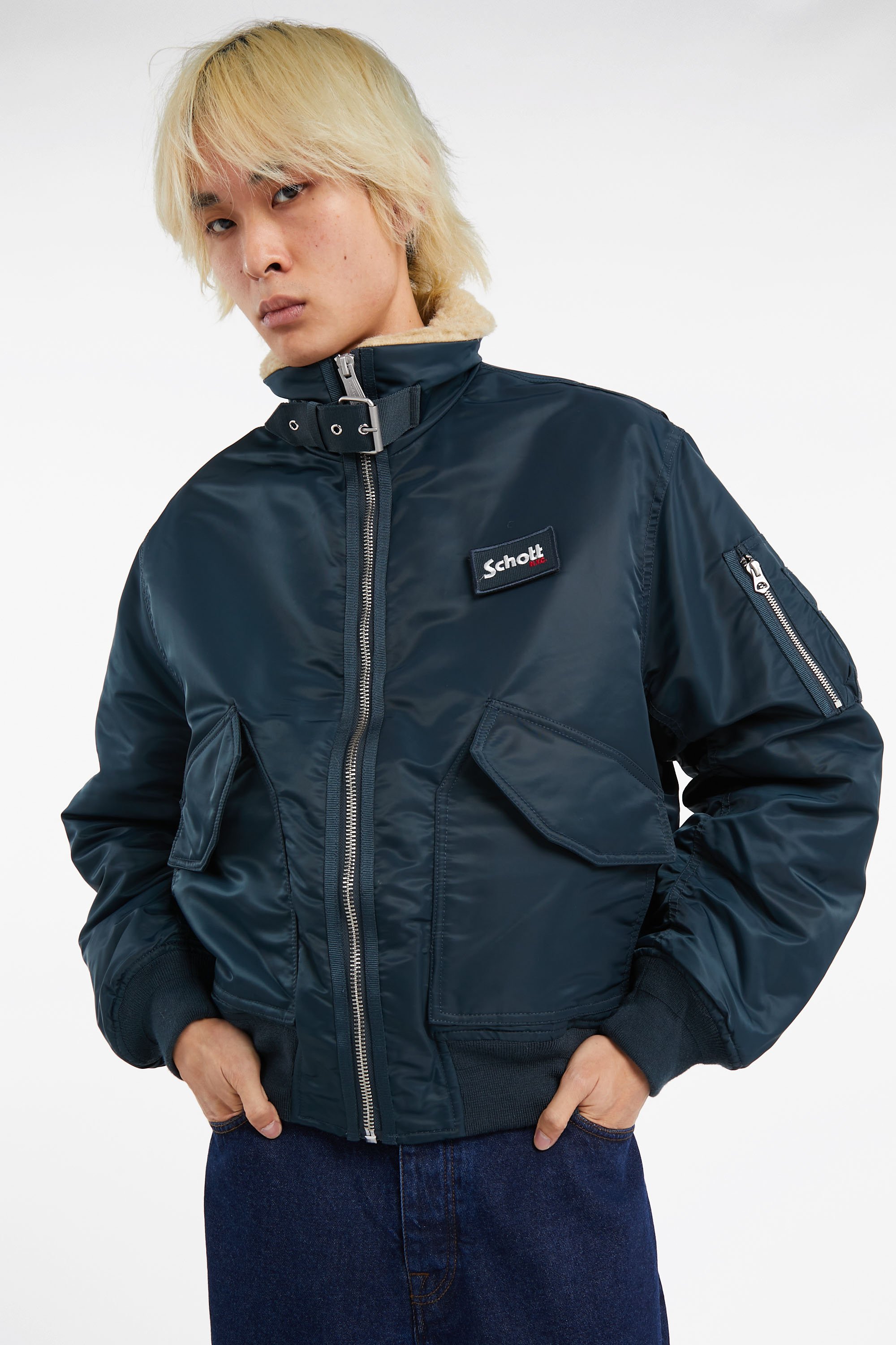 Jacket | Blue SCHOTT Men