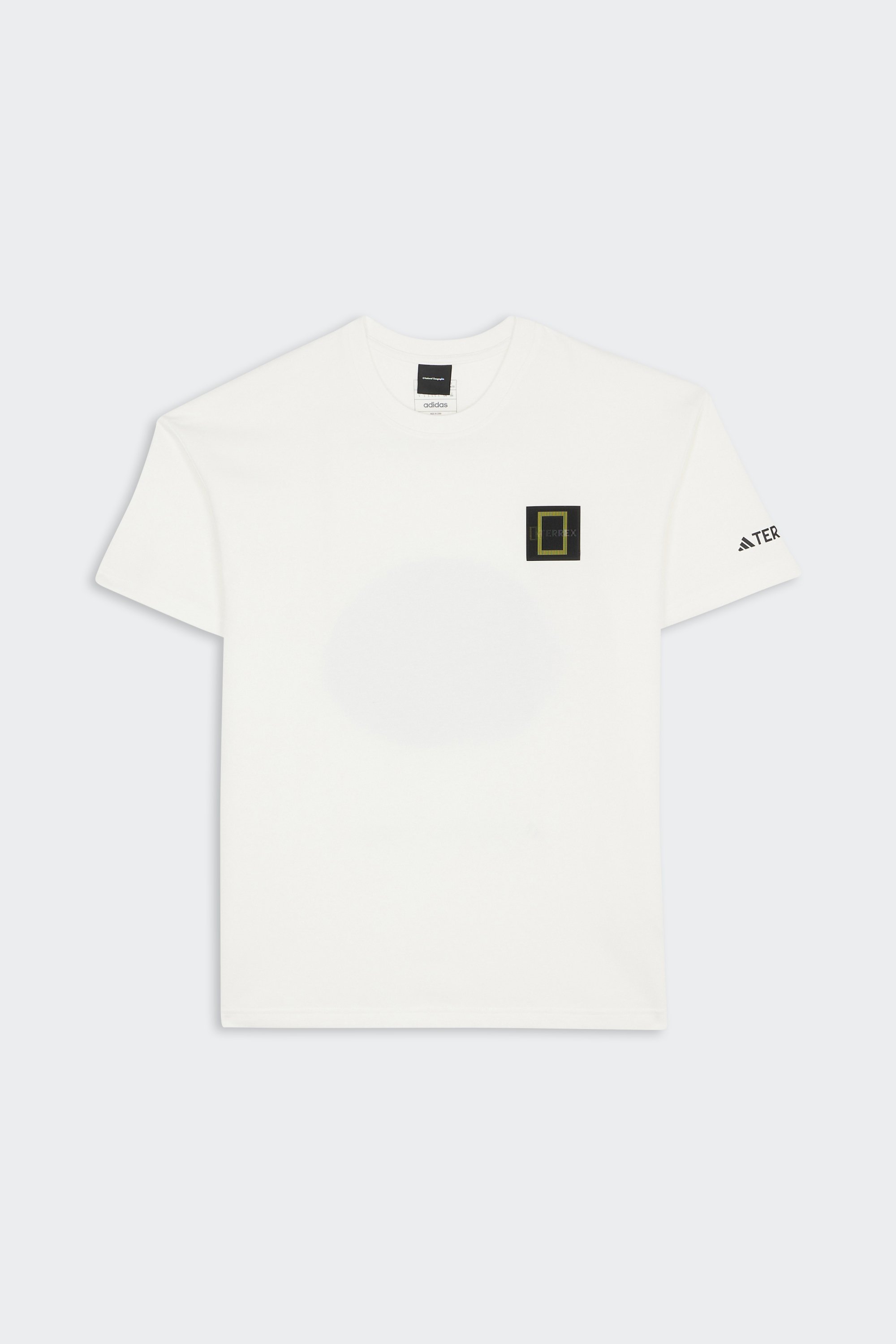 Regular-fit round-neck cotton T-shirt | White by ADIDAS Regular-fit round-neck cotton T-shirt White