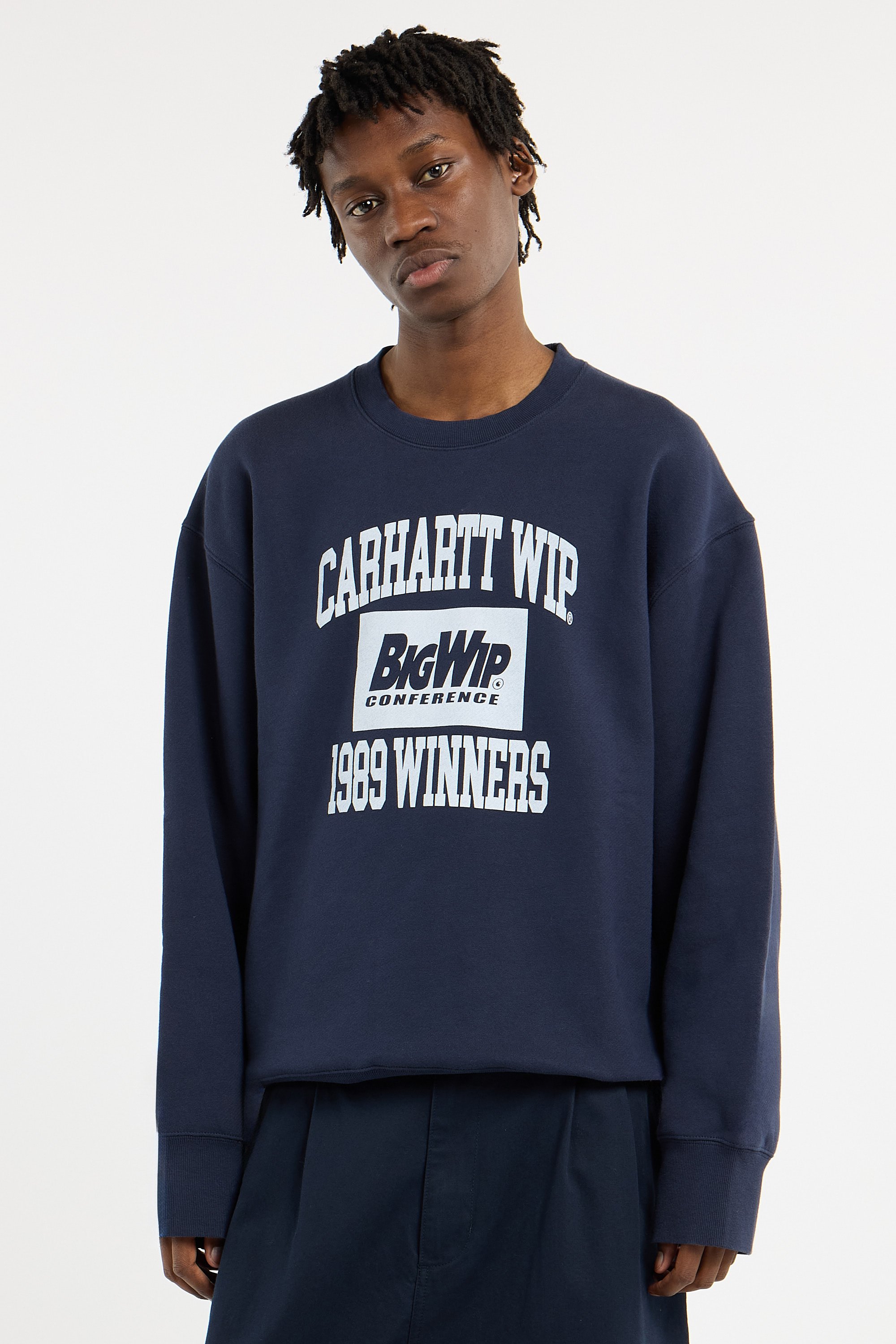 Tommy badge sweatshirt | Blue CARHARTT WIP Men