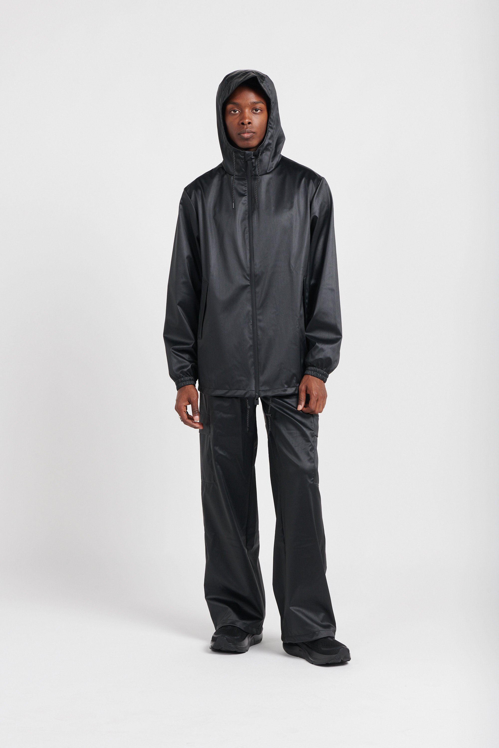 Cargo pants RAINS Black