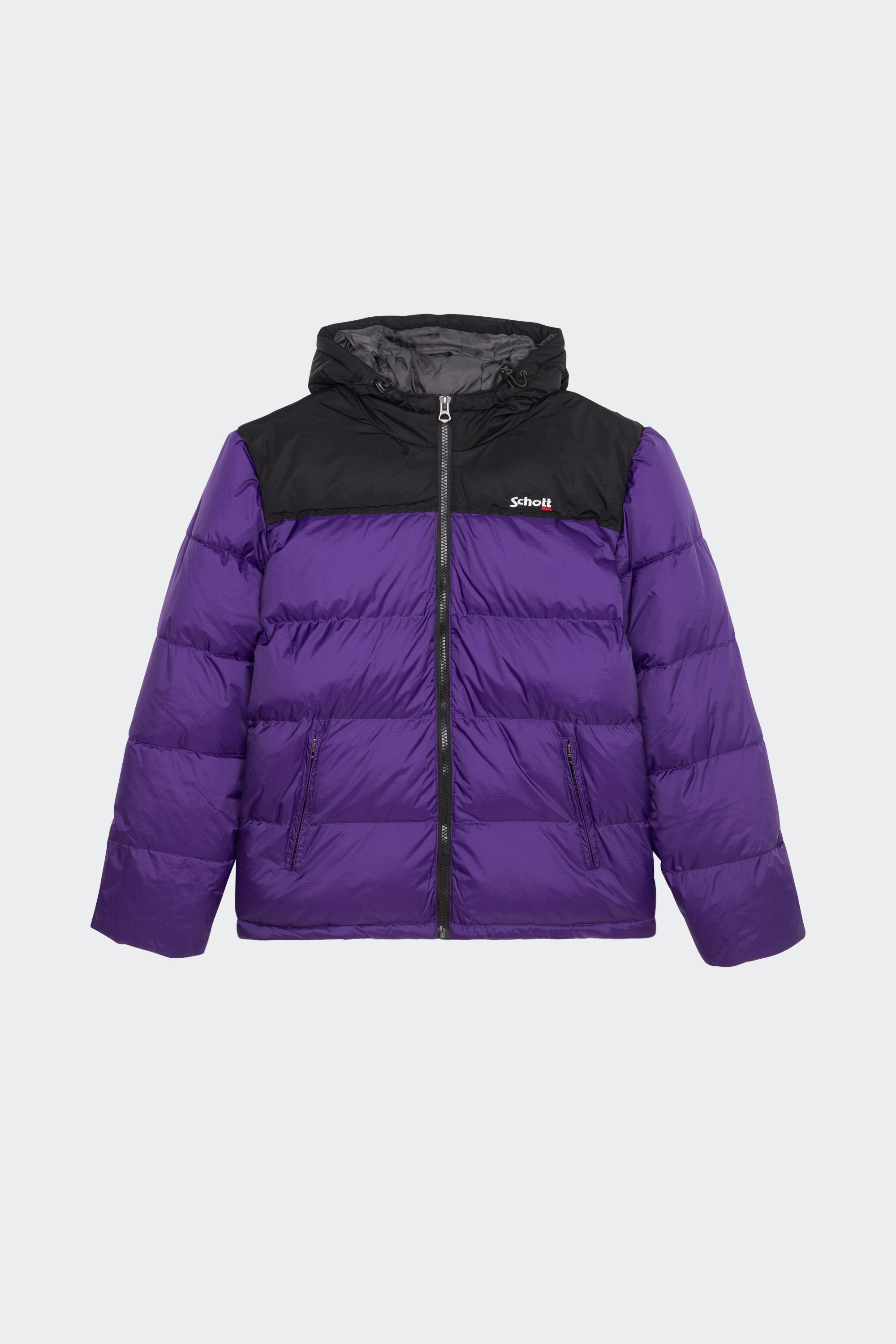 Puffer Jacket | Purple by SCHOTT Puffer Jacket Purple