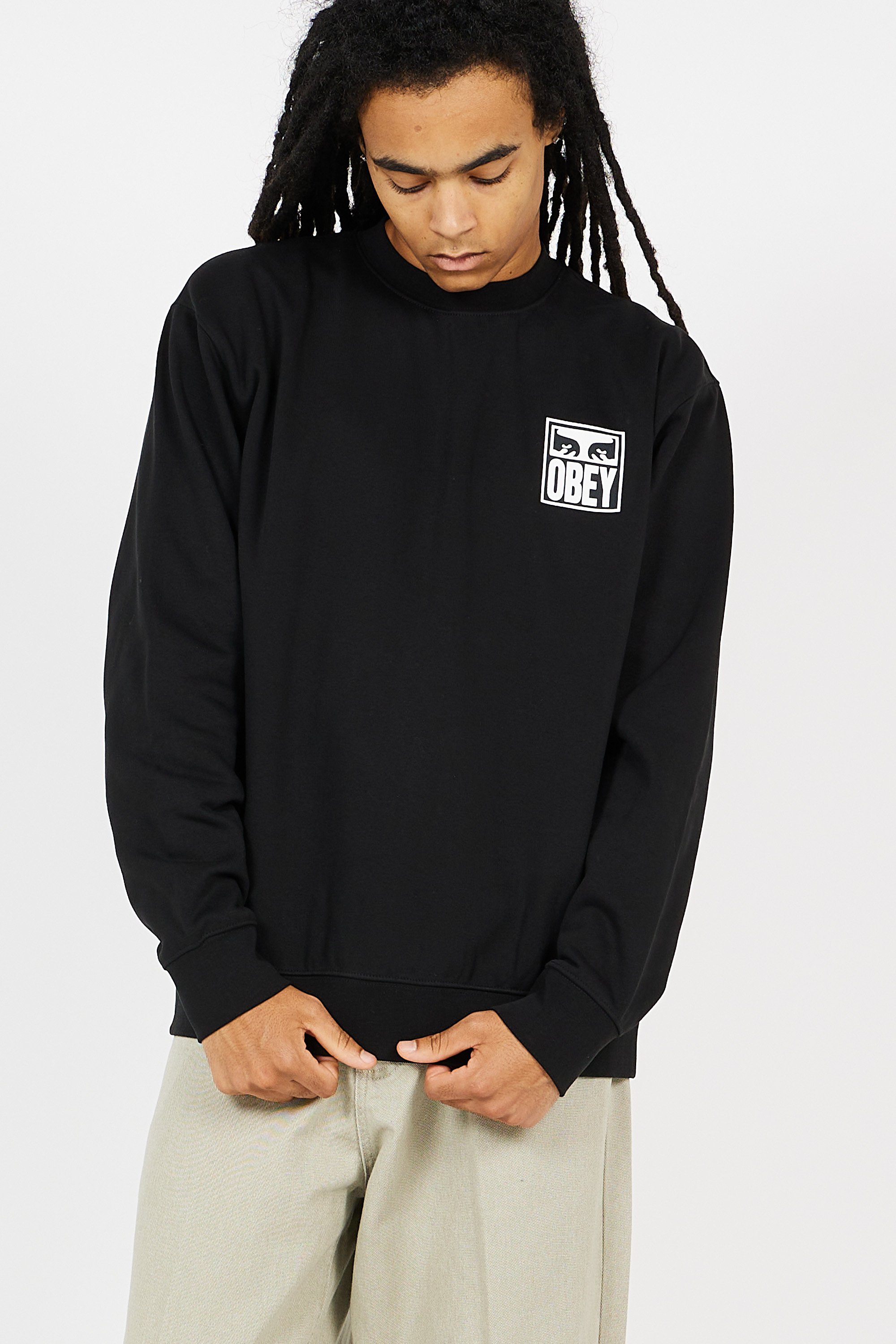 sweatshirt | Black by OBEY sweatshirt Black