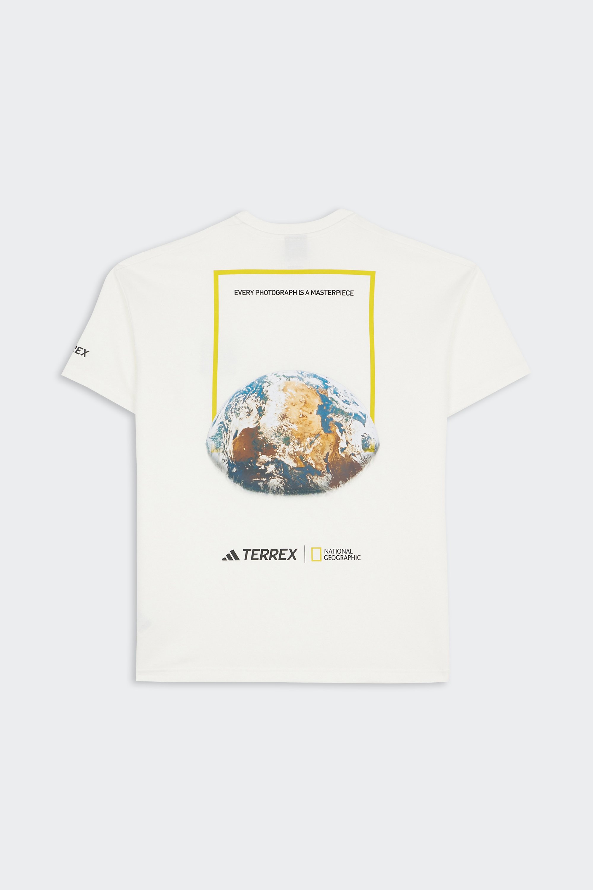 Regular-fit round-neck cotton T-shirt | White by ADIDAS Regular-fit round-neck cotton T-shirt White